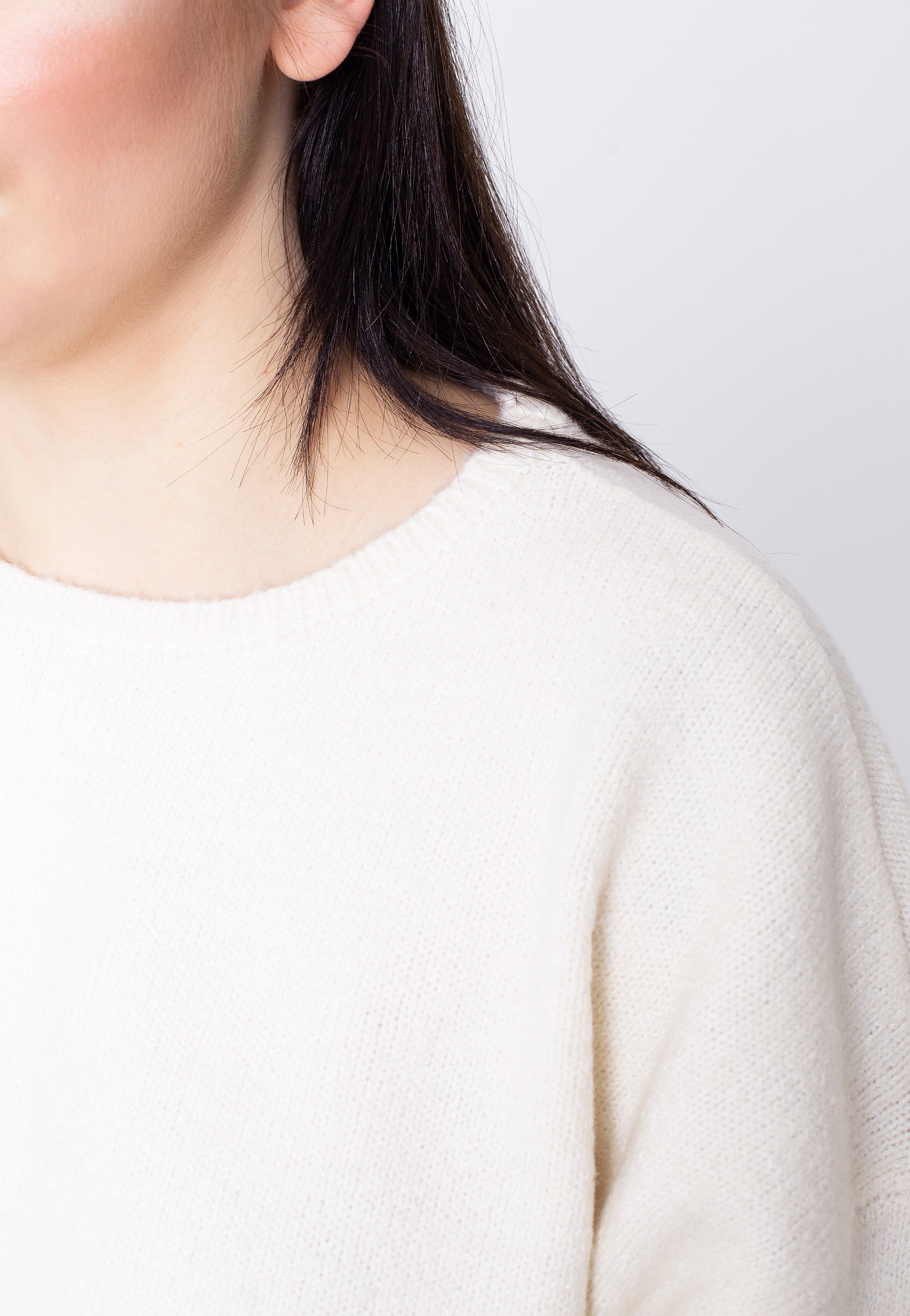 Urban Classics - Chunky Fluffy White Sand - Sweater | Women-Image
