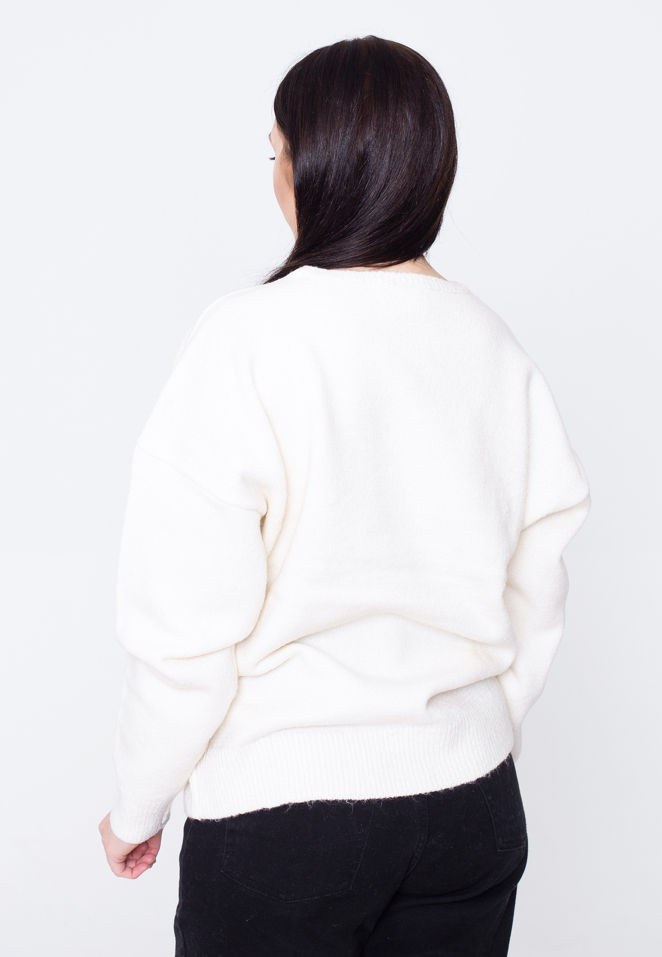 Urban Classics - Chunky Fluffy White Sand - Sweater | Women-Image