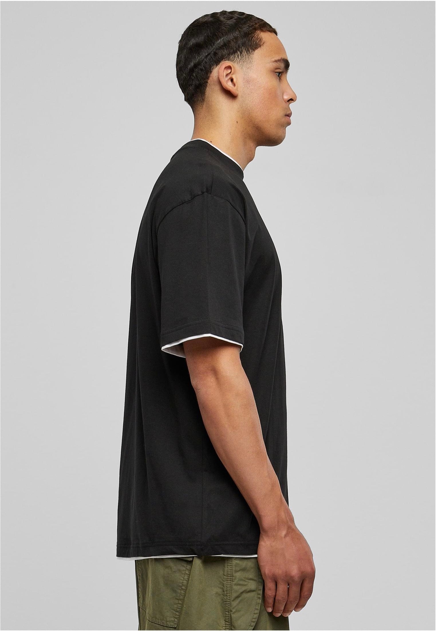 Urban Classics - Contrast Tall Black/White - T-Shirt | Men-Image
