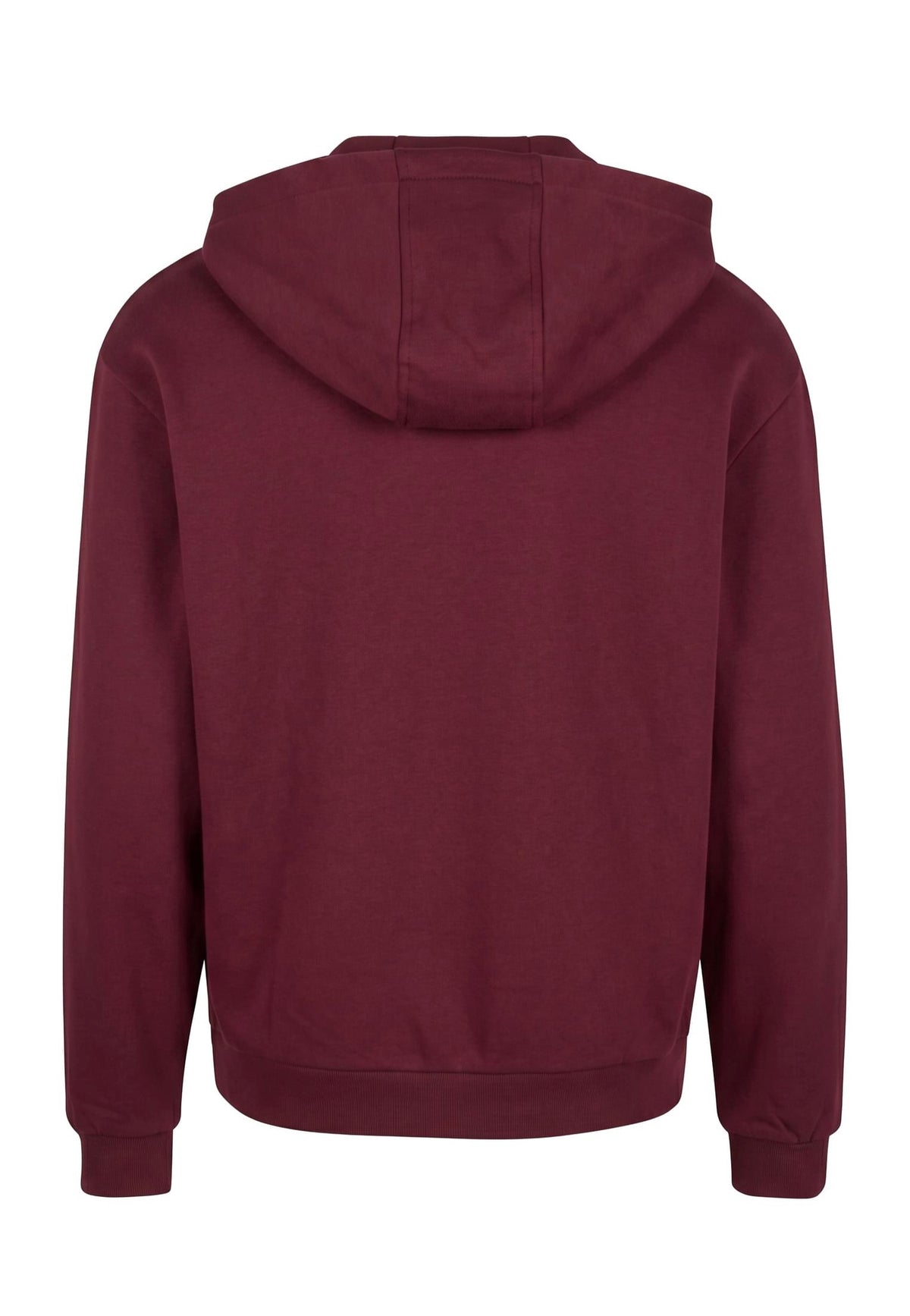 Urban Classics Fluffy Burgundy Mikina s kapucí | Men-Image