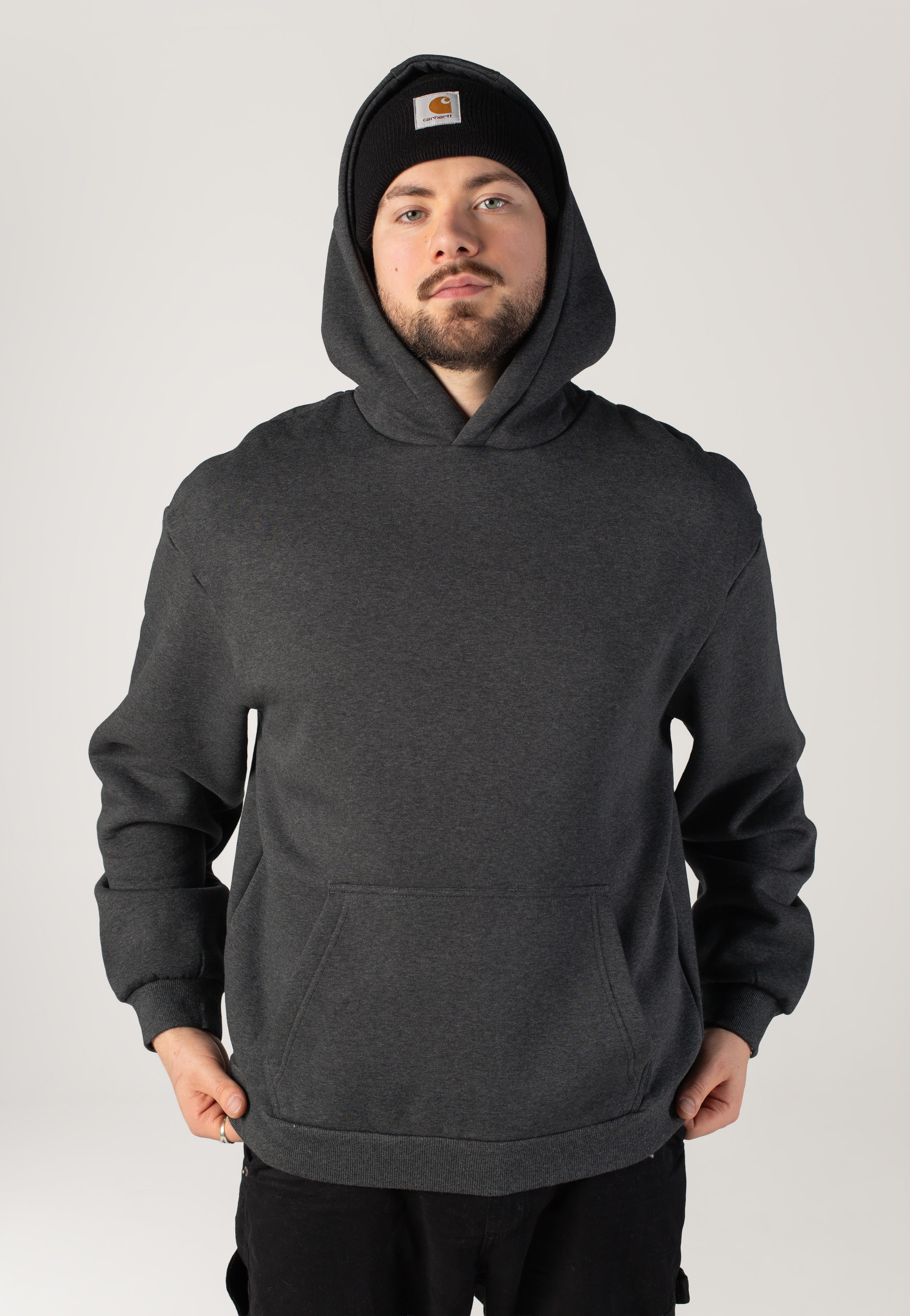 Urban Classics - Fluffy Charcoal - Hoodie | Men-Image