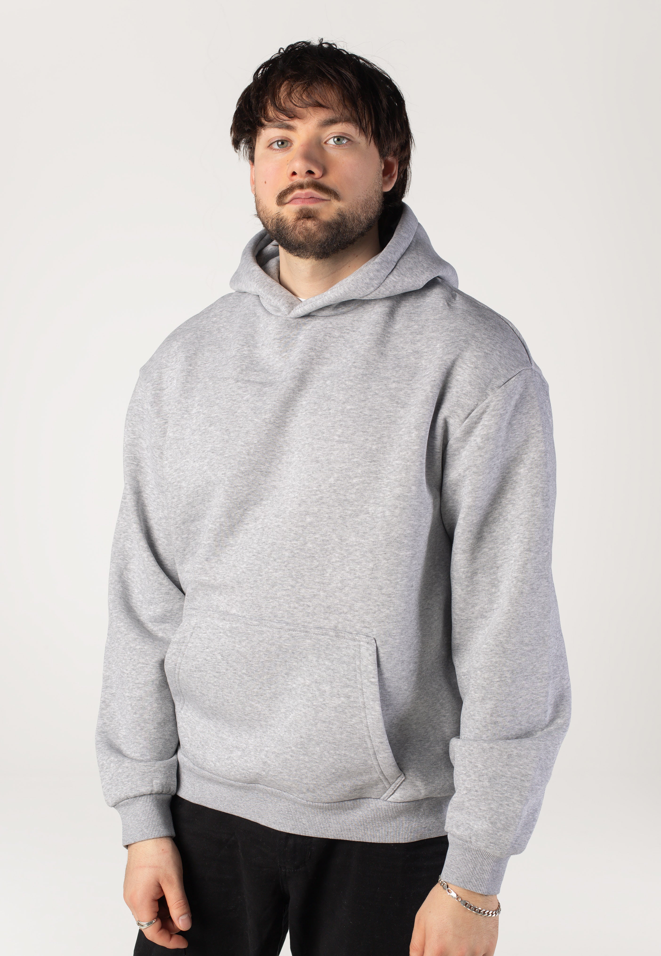 Urban Classics - Fluffy Heathergrey - Hoodie | Men-Image
