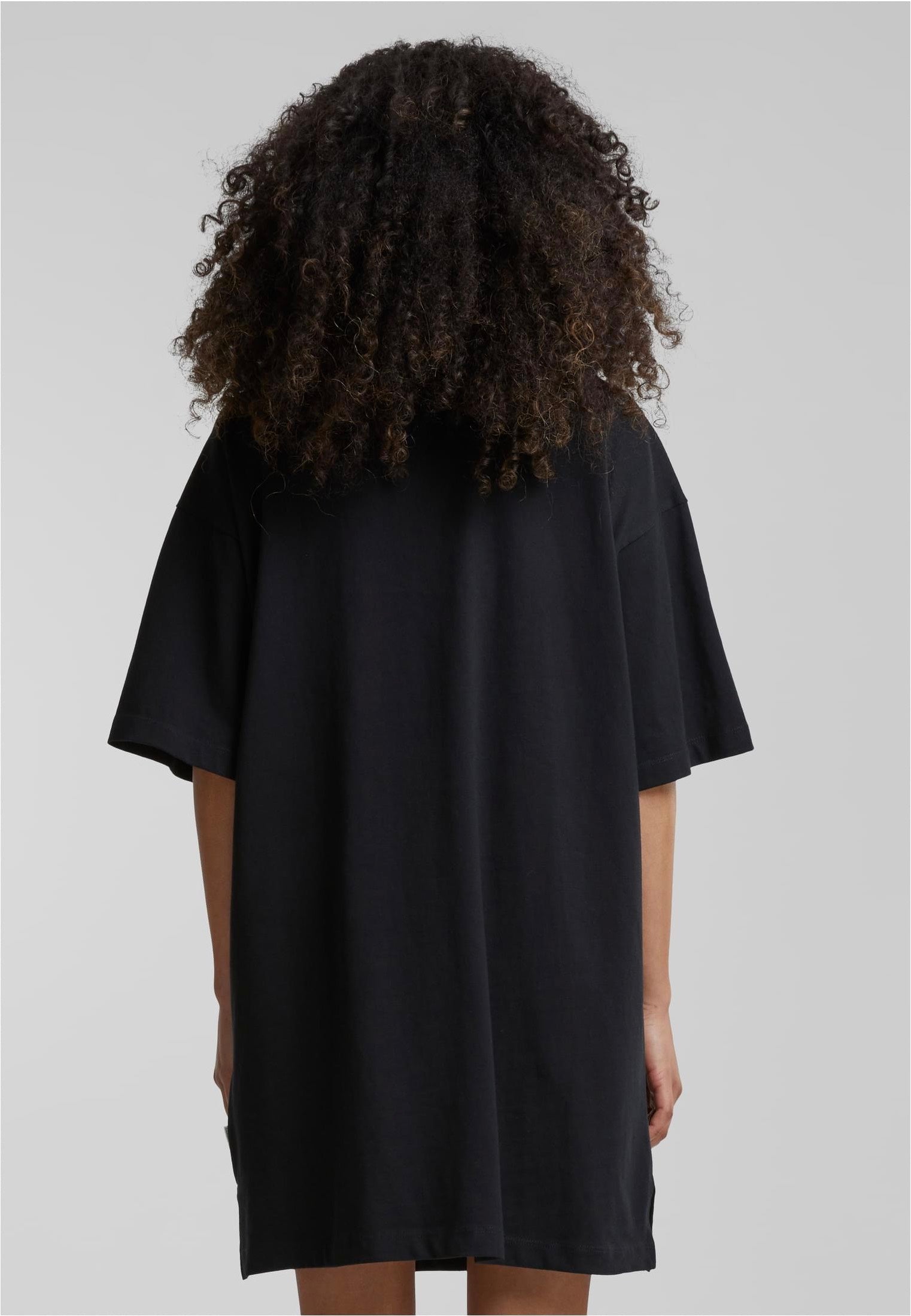 Urban Classics - Ladies Organic Heavy Oversized Tee Black - Dress | Women-Image