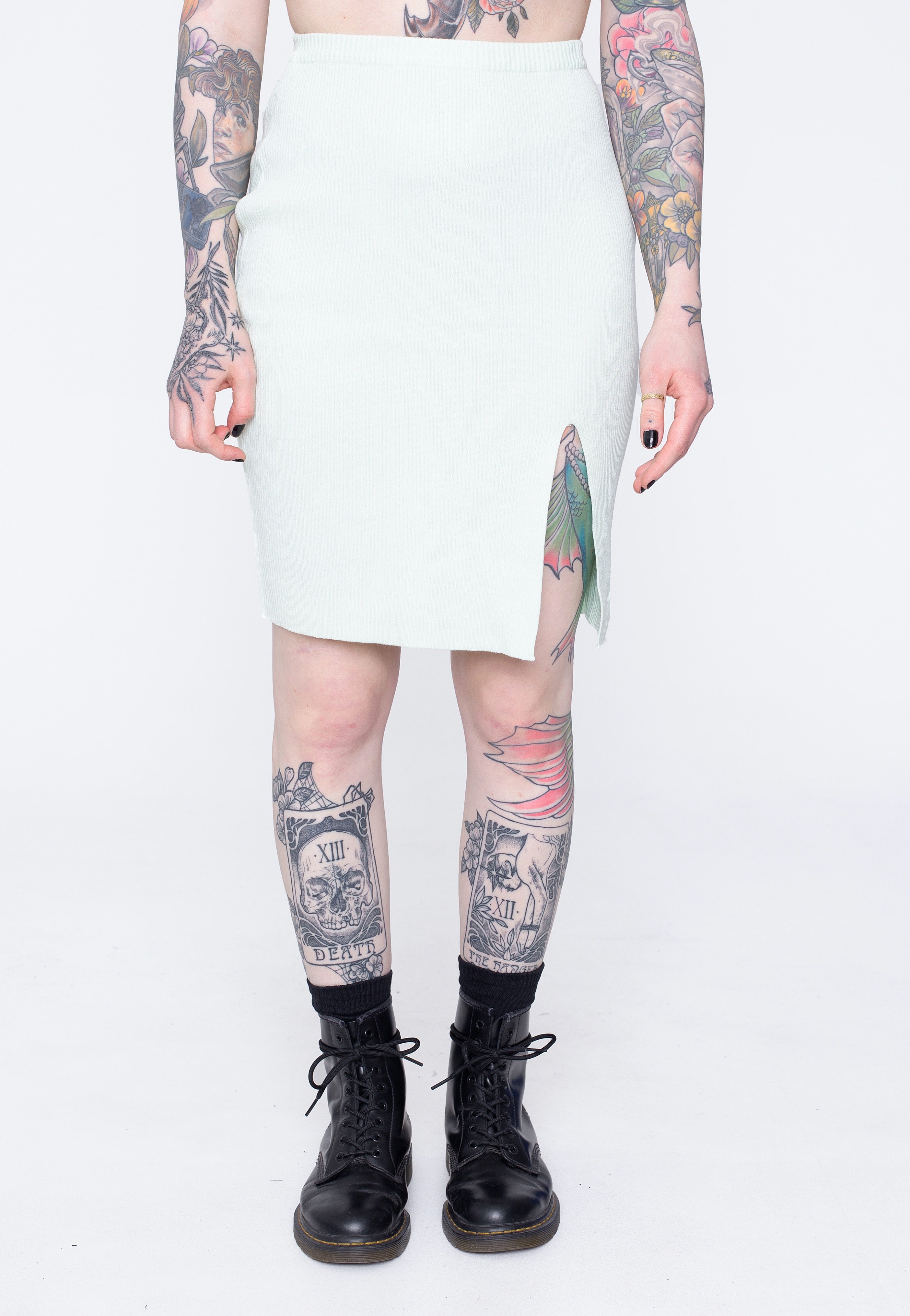 Urban Classics - Ladies Rib Knit Lightmint - Skirt | Women-Image