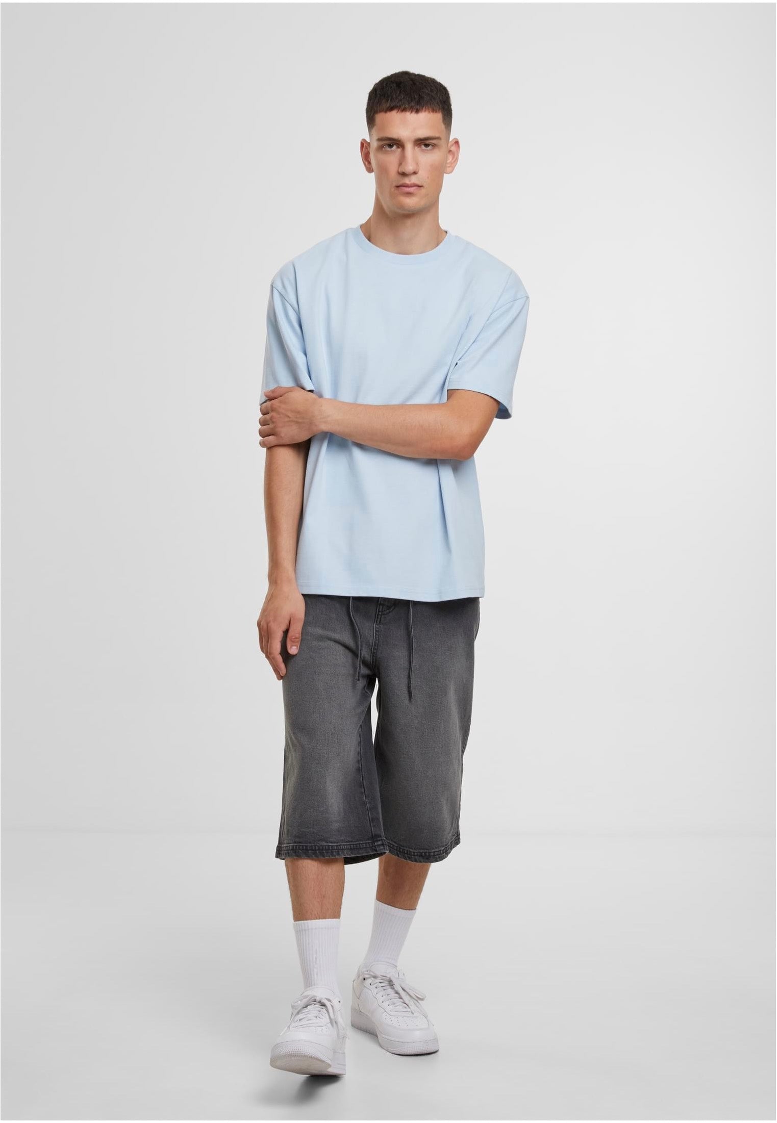 Urban Classics - Skater Shorts With Drawcord Black Washed - Shorts | Men-Image