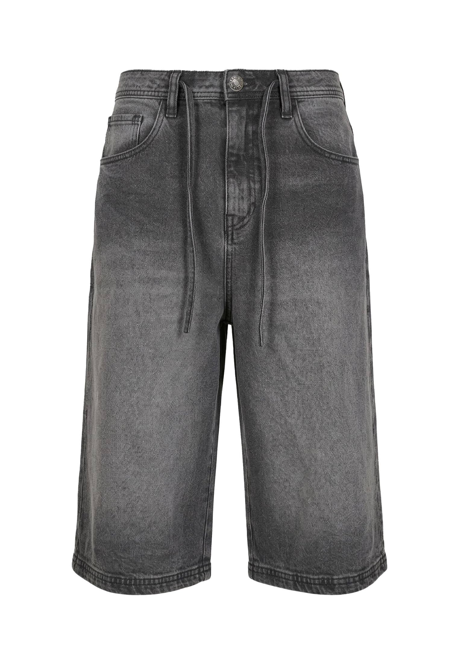 Urban Classics - Skater Shorts With Drawcord Black Washed - Shorts | Men-Image