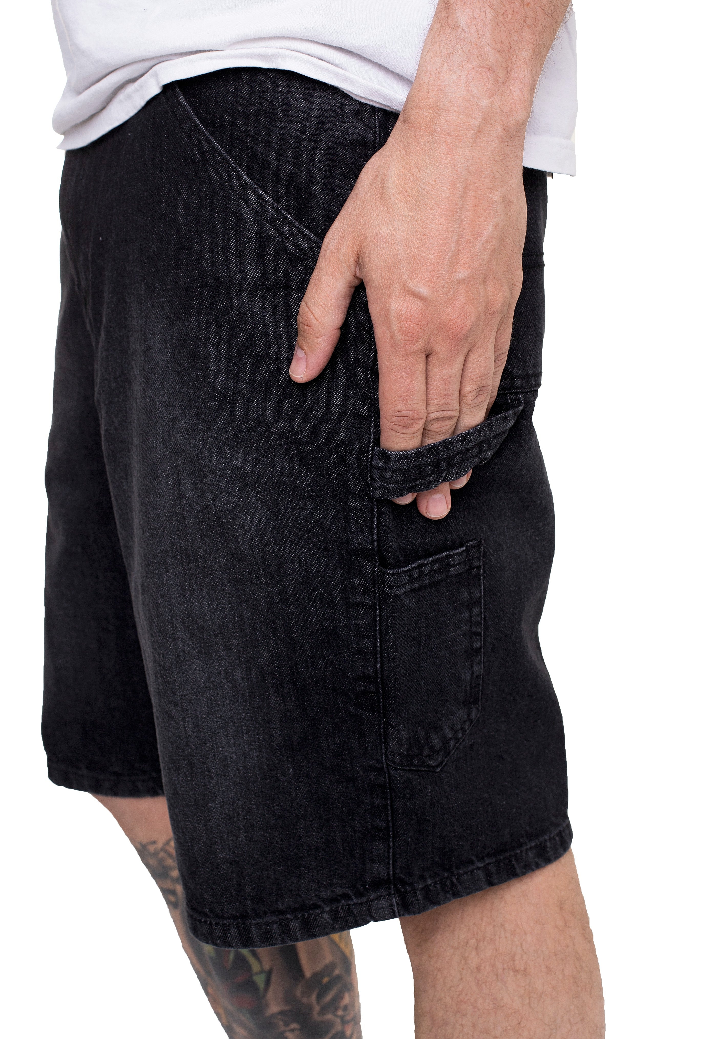 Urban Classics - Carpenter Real Black Washed - Shorts | Men-Image