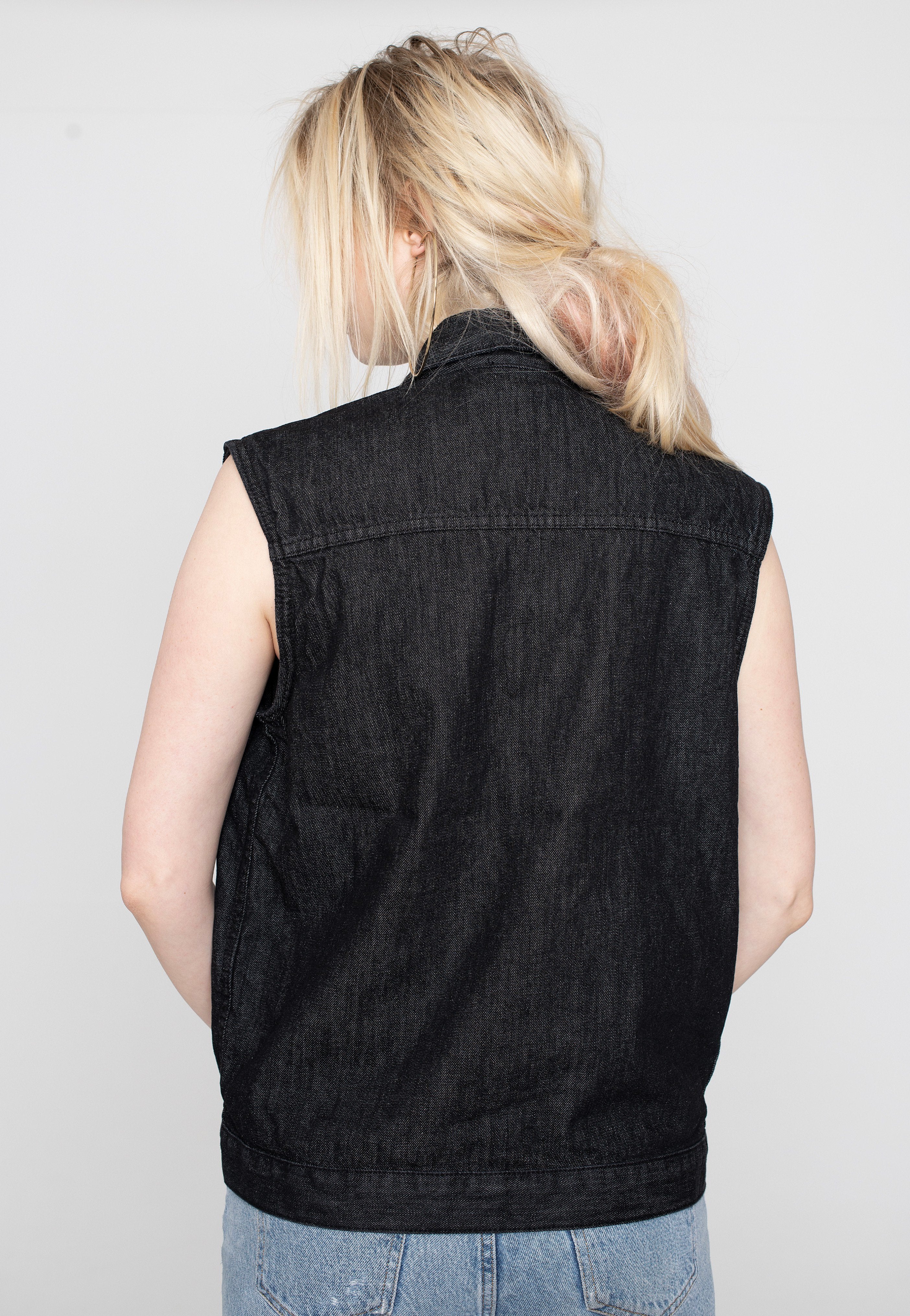 Urban Classics - Denim Black Washed - Jeans Vest | Women-Image