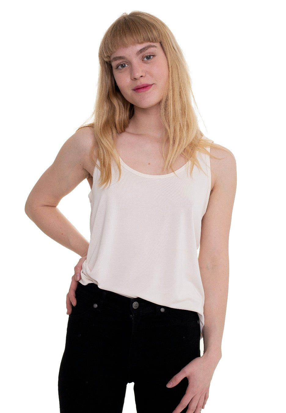Urban Classics - Ladies Modal Loose Whitesand - Top | Women-Image