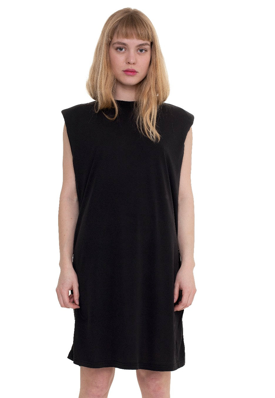 Urban Classics - Ladies Modal Padded Shoulder Tank Black - Dress | Women-Image