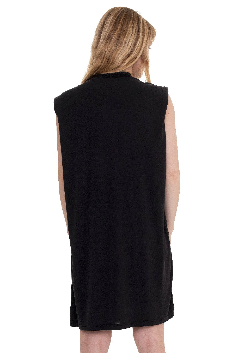 Urban Classics - Ladies Modal Padded Shoulder Tank Black - Dress | Women-Image