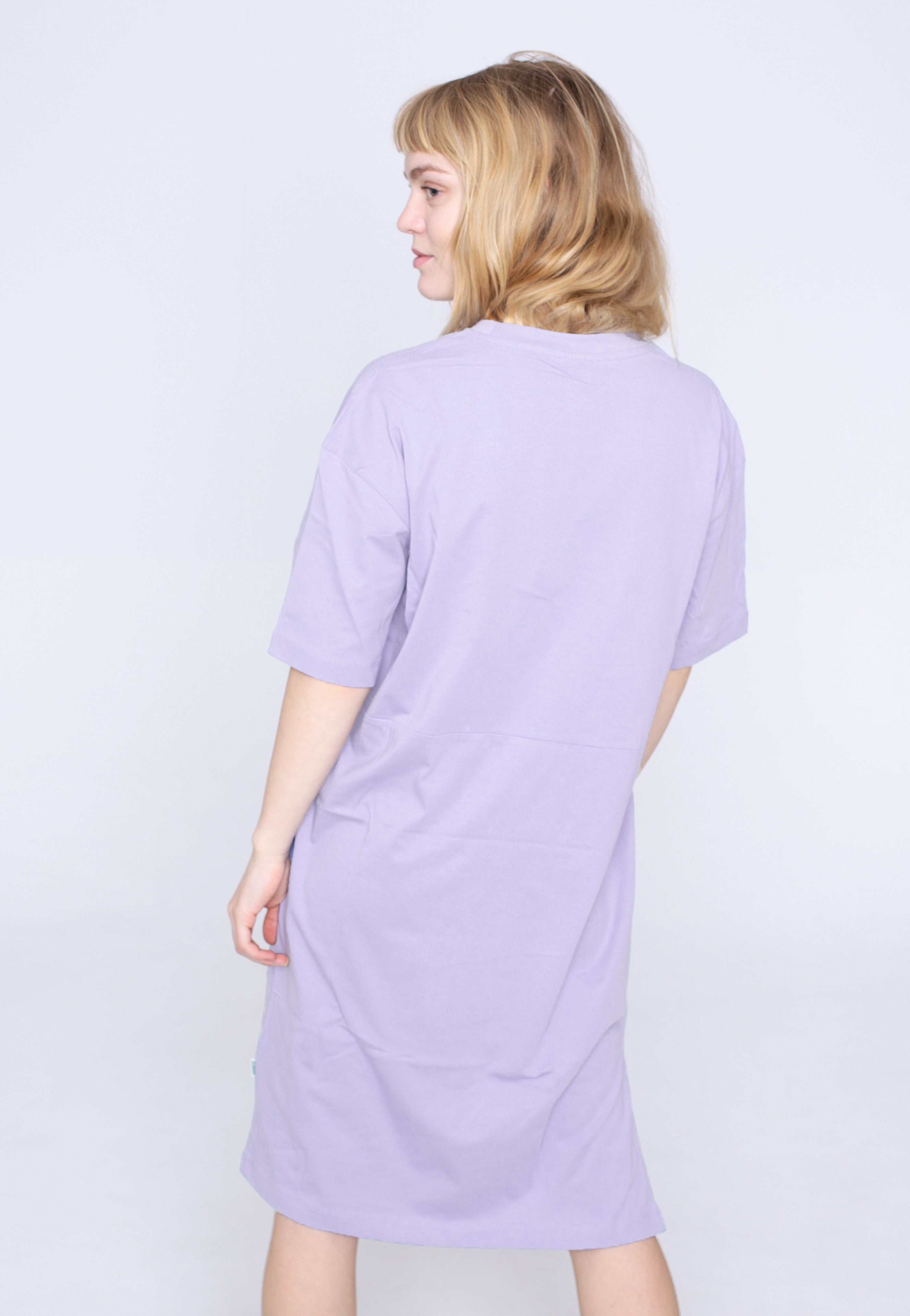 Urban Classics - Ladies Organic Oversized Slit Violablue - Dress | Women-Image