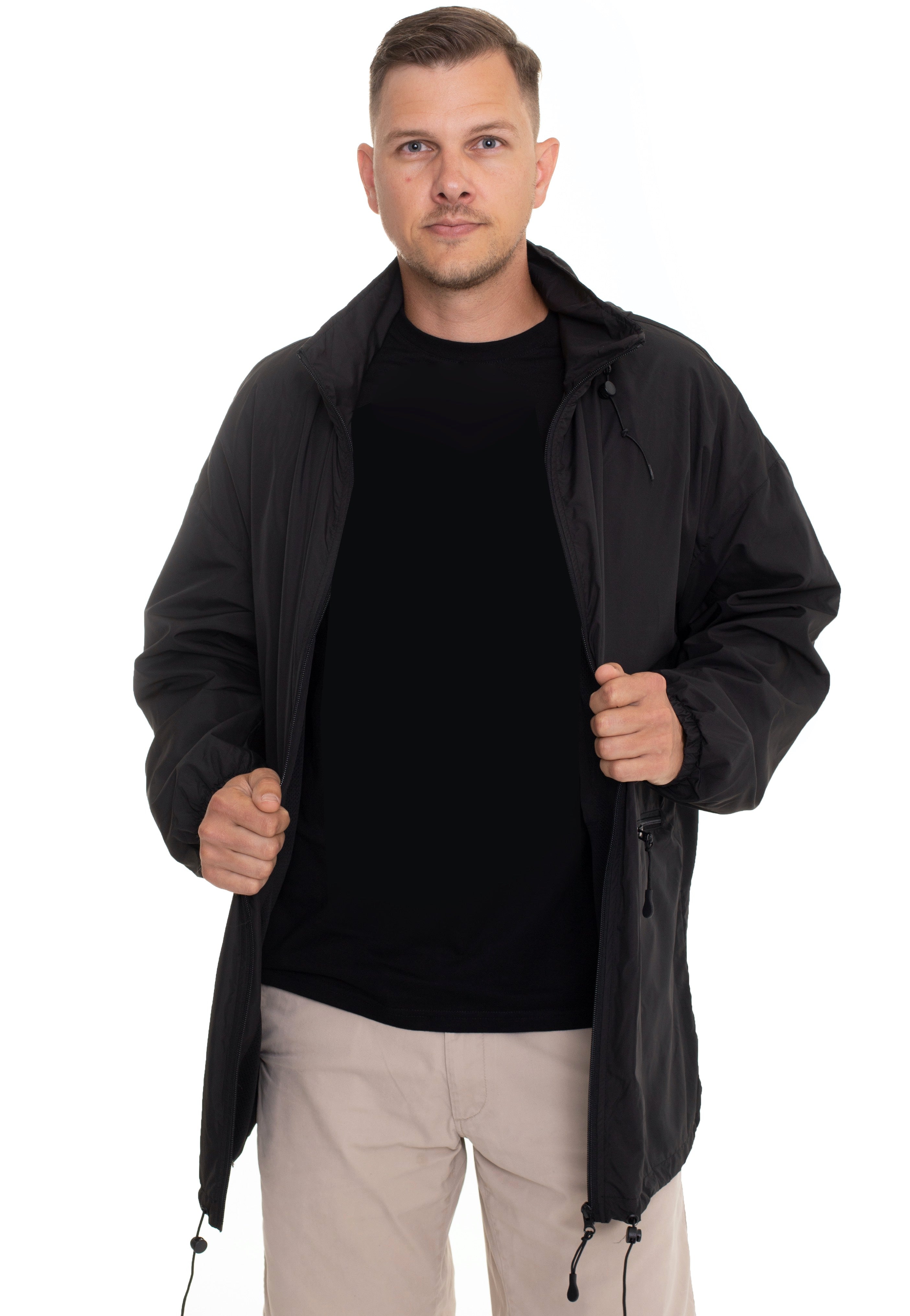 Urban Classics - Oversized Track Black - Track Jacket | Men-Image