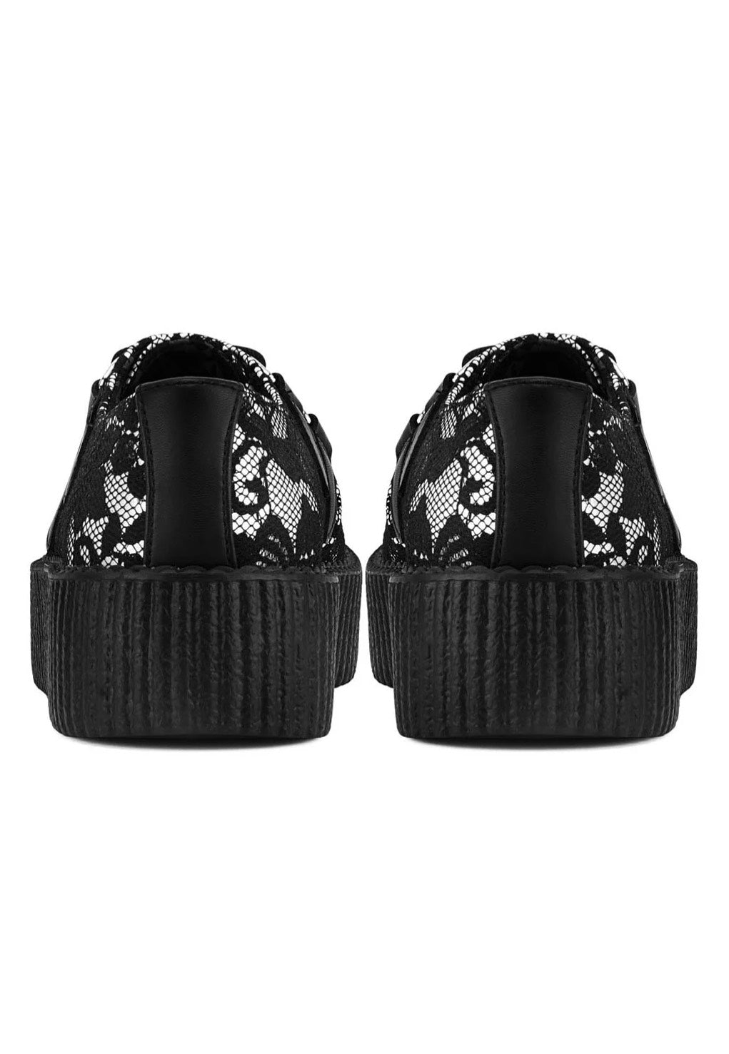 T.U.K. - Viva High Black/White Lace - Shoes | Men-Image