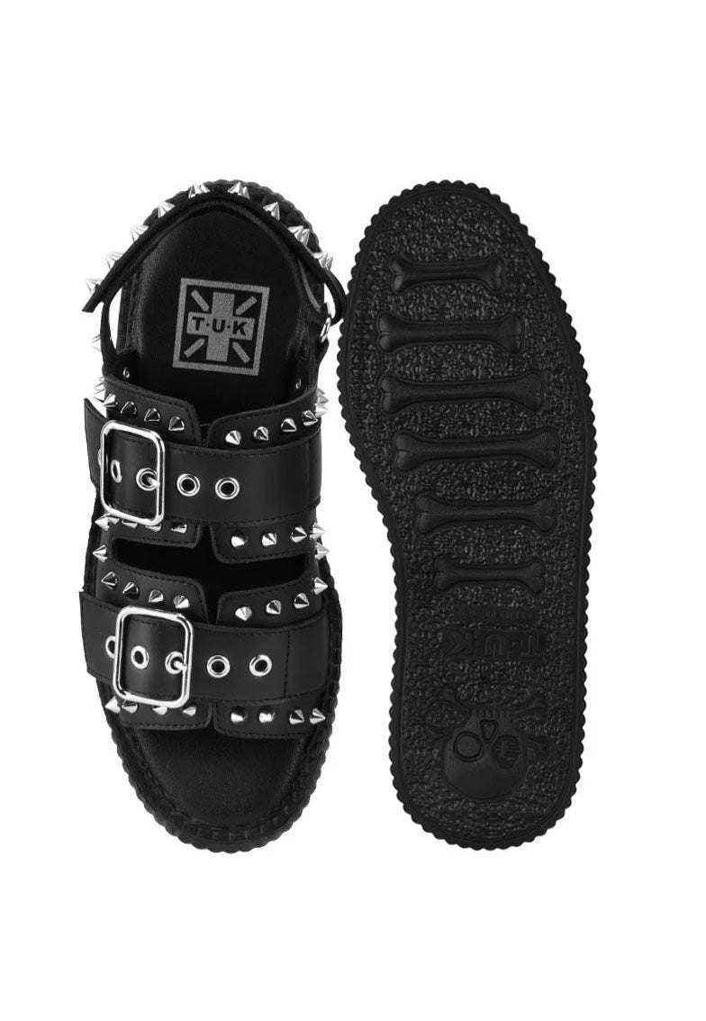 T.U.K. - Viva High Stud Black - Girl Sandals | Women-Image