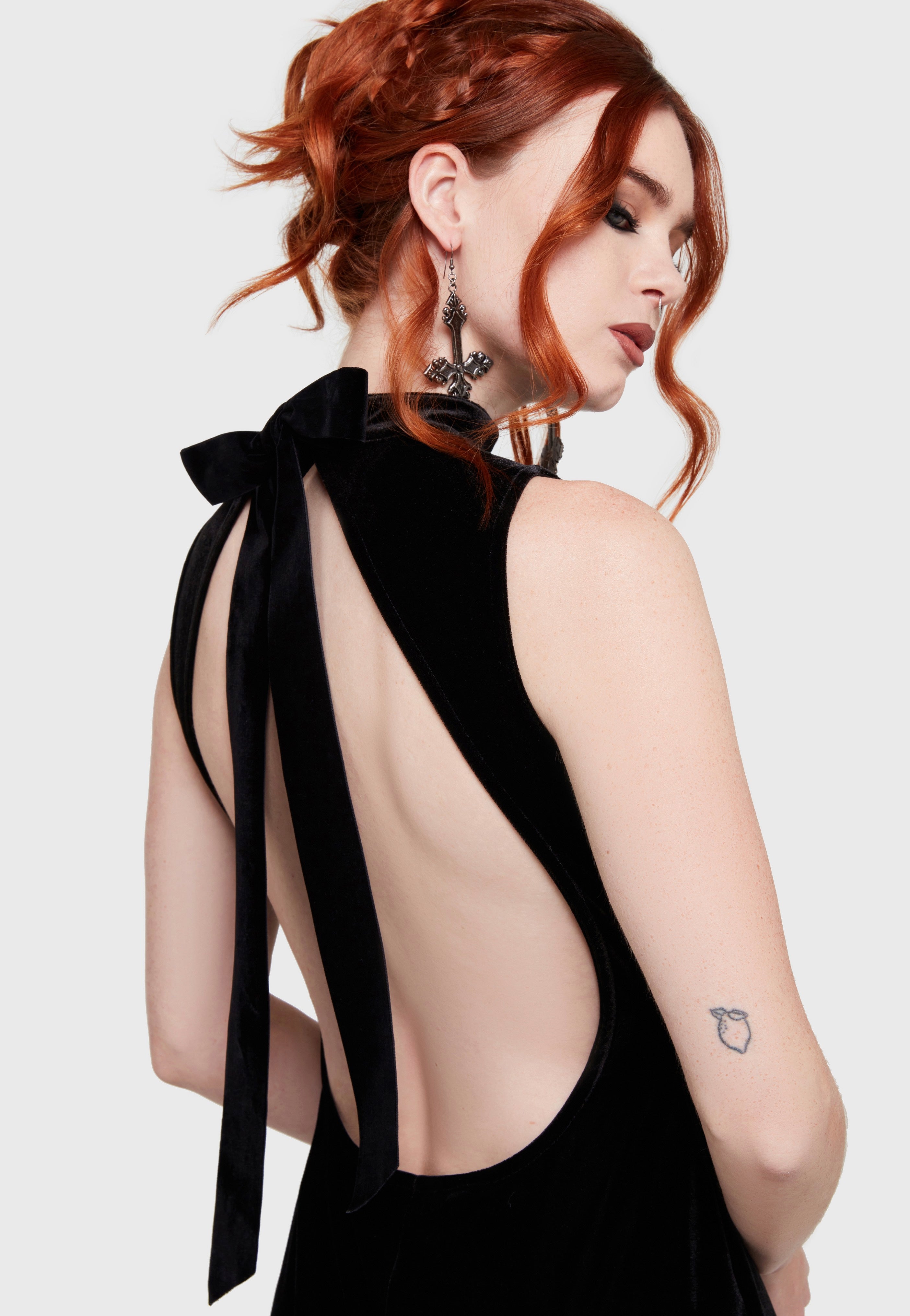 Killstar - Vamp Whisper Maxi Black - Dress | Women-Image