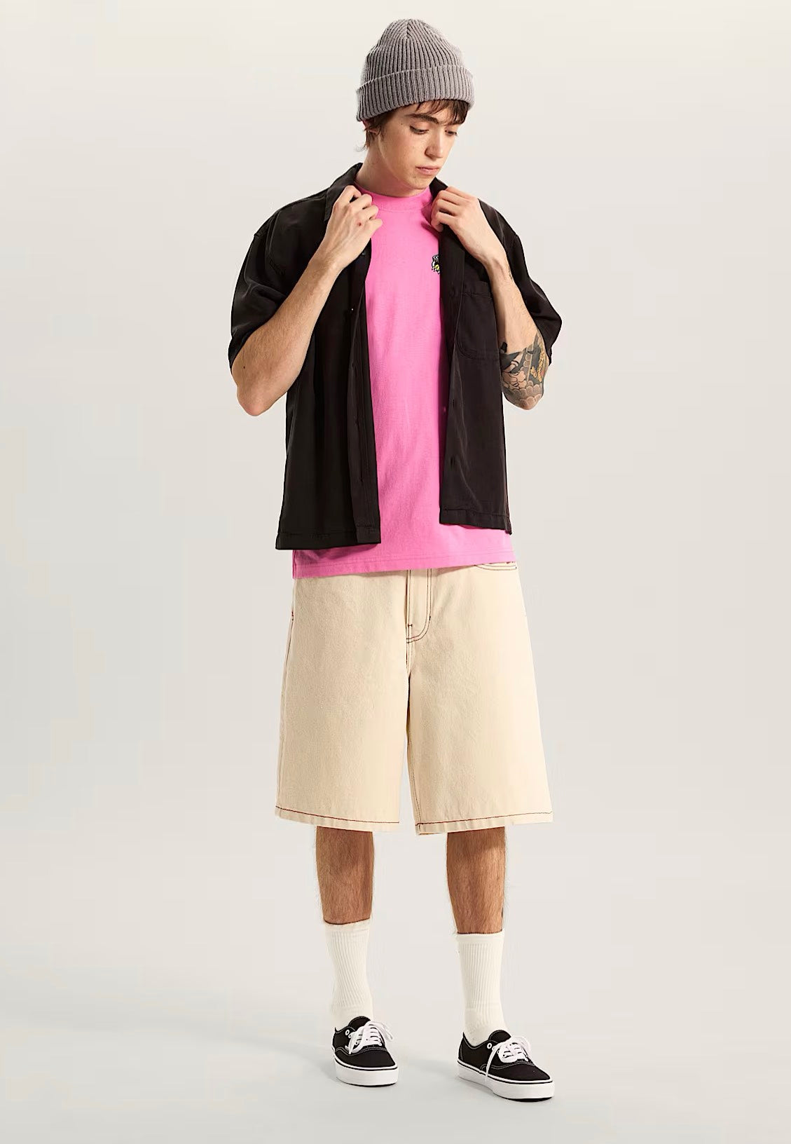 Vans - Van Doren Tencel Check Camp Black - Shirt | Men-Image
