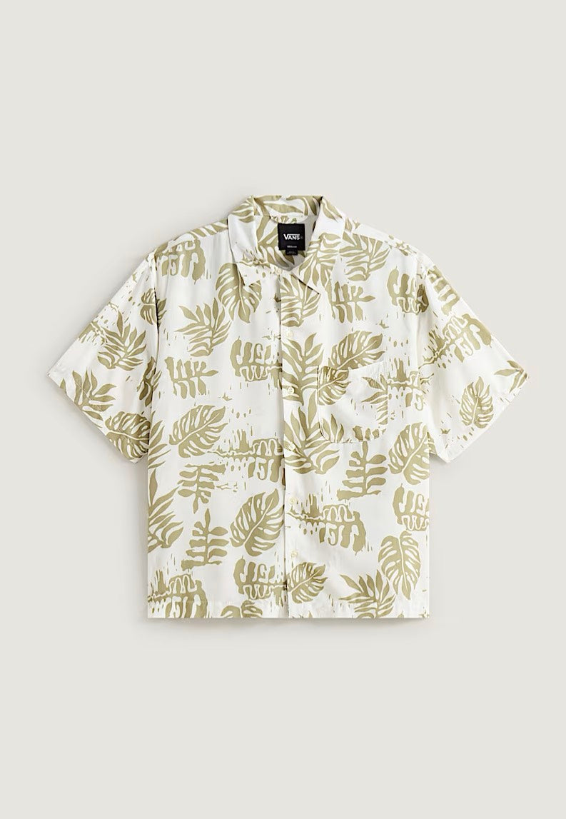 Vans - Van Doren Printed Camp 3 Soft Sage - Shirt | Men-Image