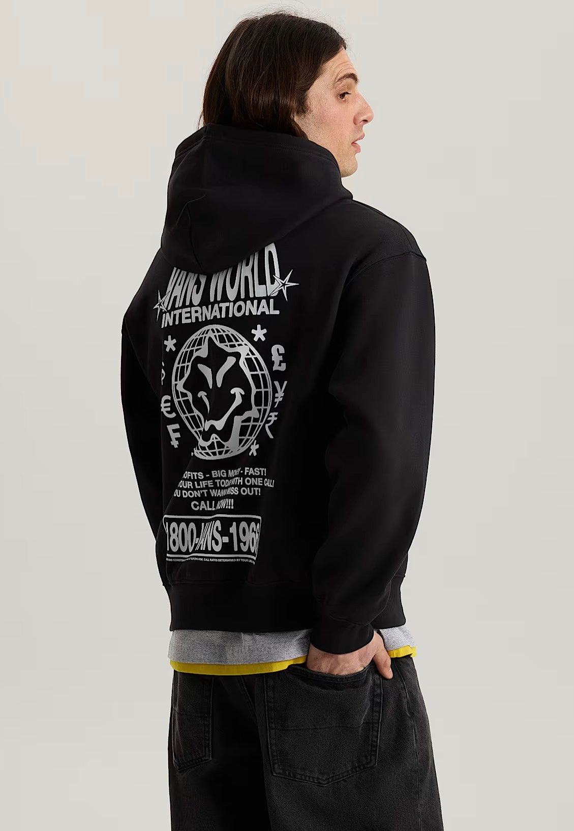 Vans Vans World Intl Black Felpa con cappuccio | Men-Image