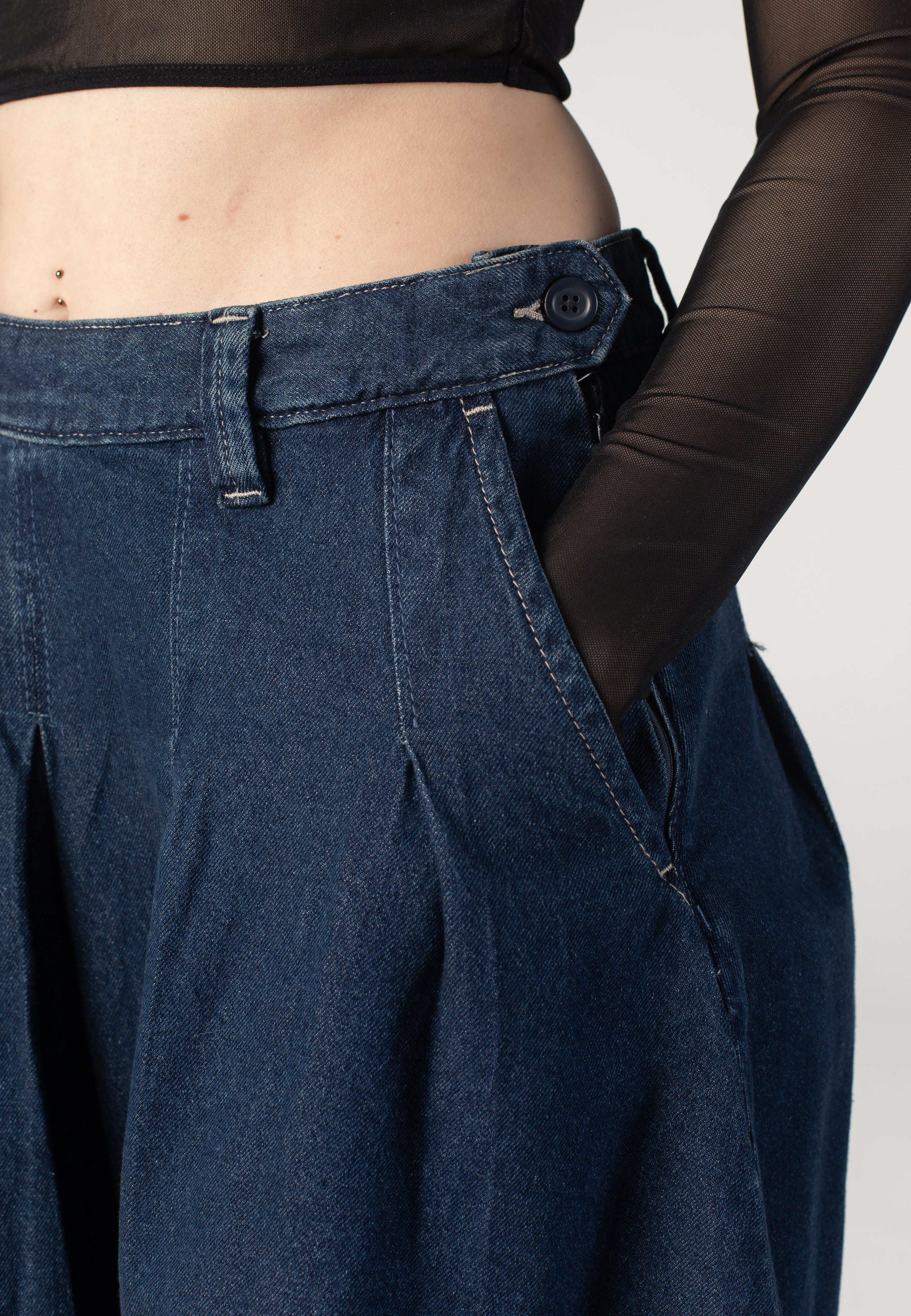 Vans - Authentic Chino Dark Rinse - Skirt | Women-Image