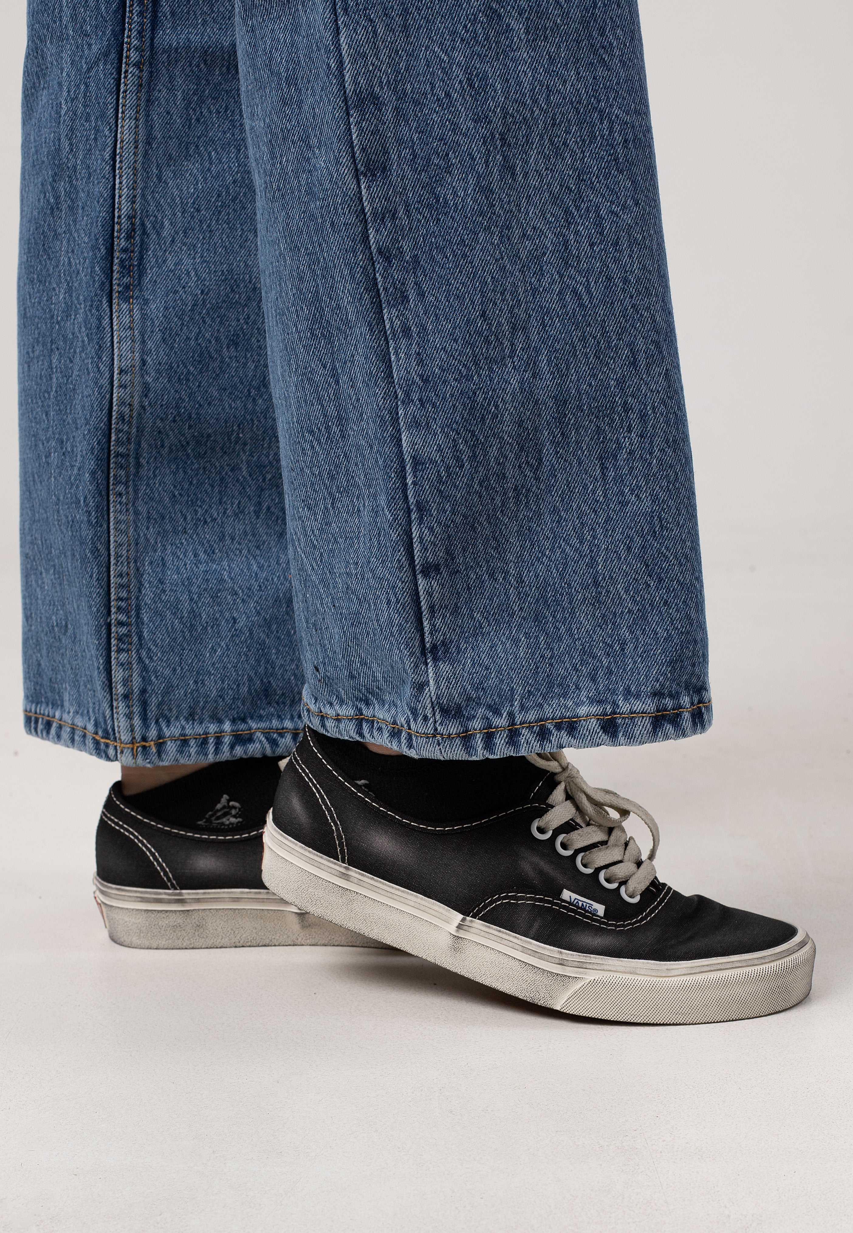 Vans Authentic Wave Washed Black - Girl Shoes | Impericon