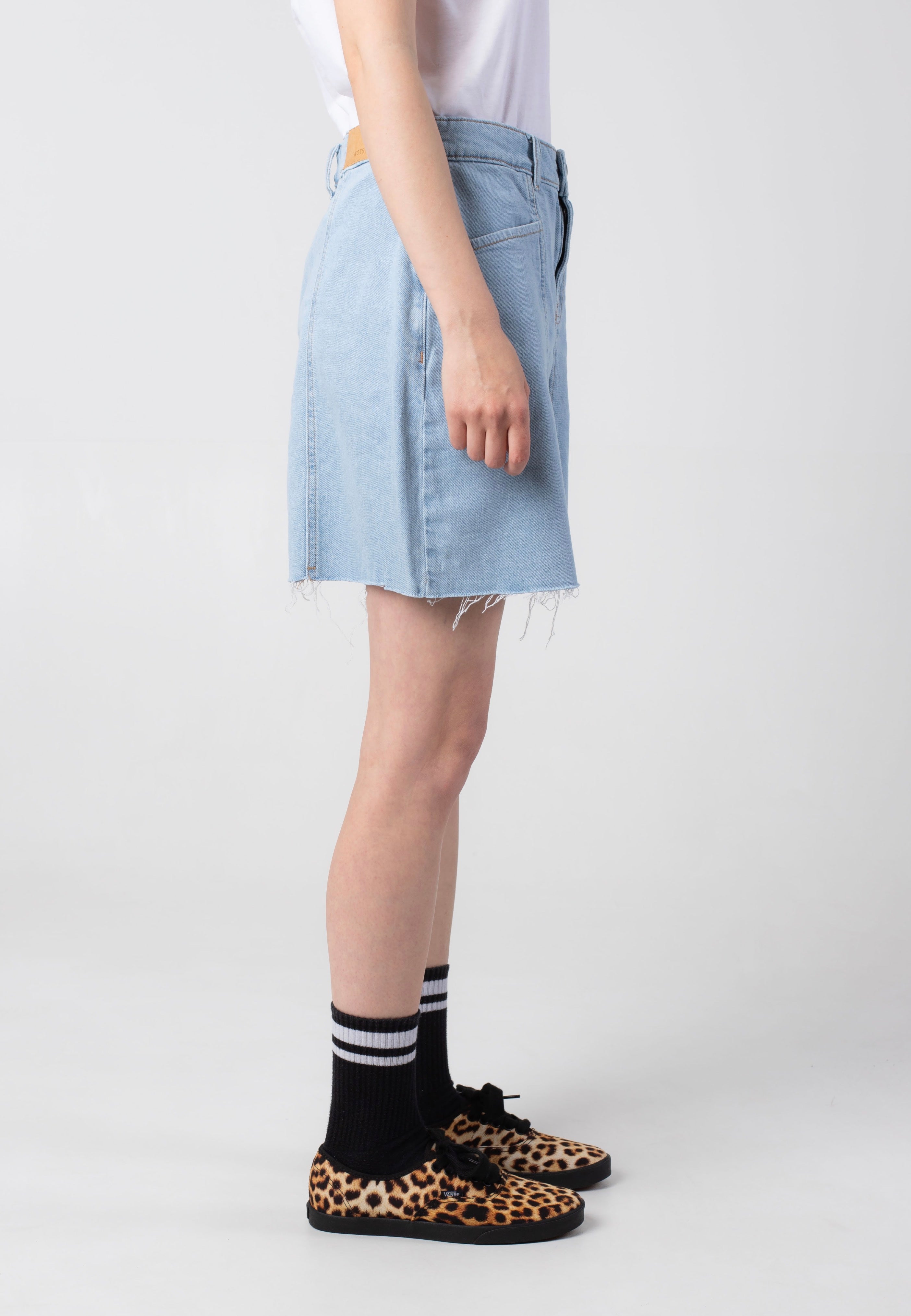 Noisy May - Nine Short Light Blue Denim - Skirt | Women-Image