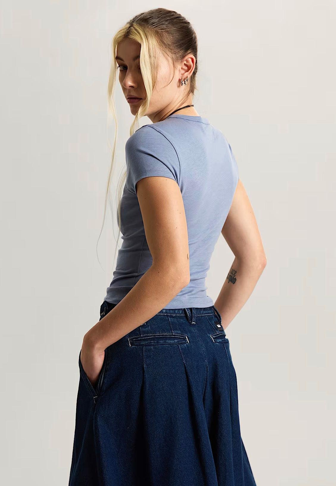Vans - Barbed Heart Glacial Slate - T-Shirt | Women-Image
