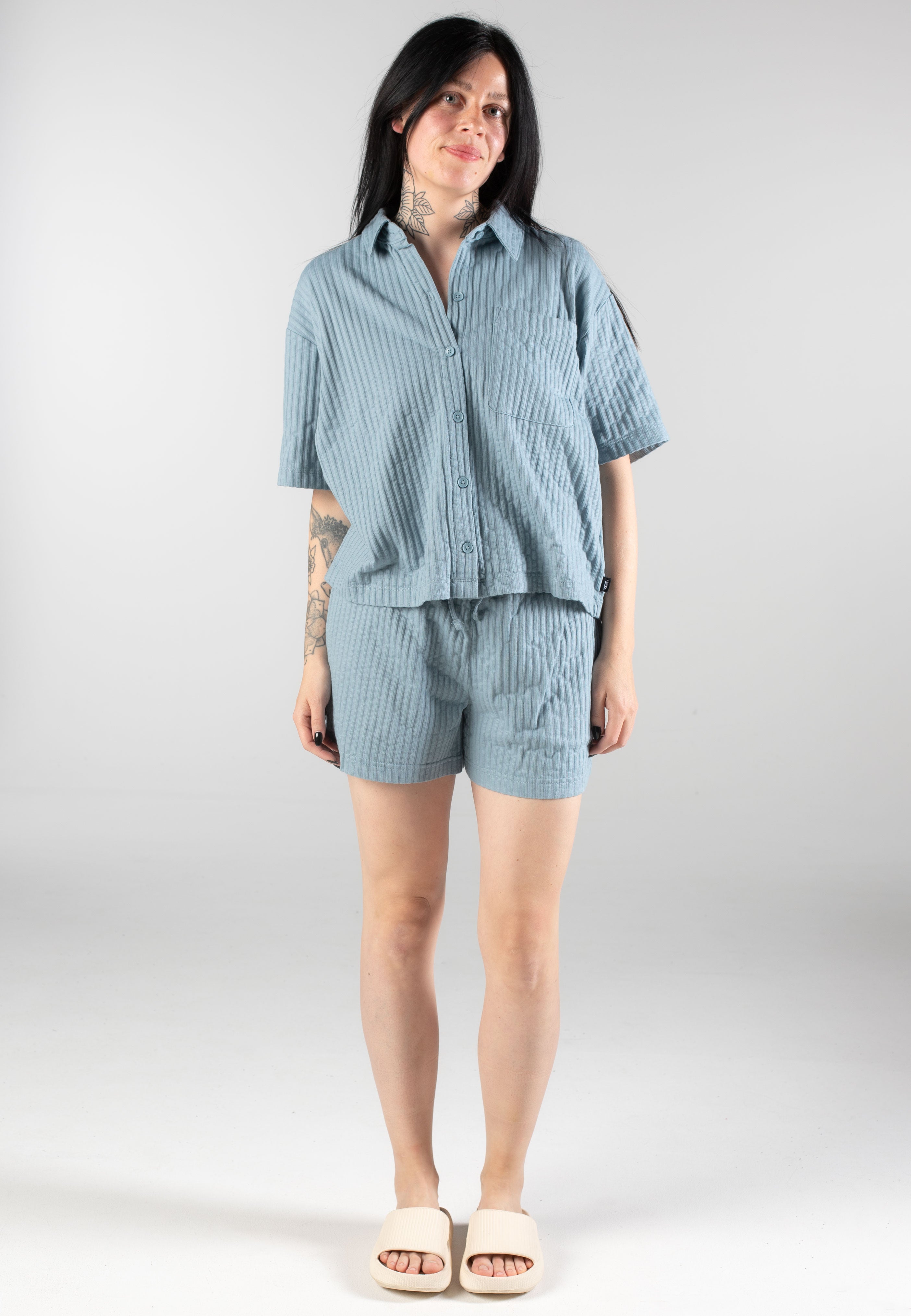 Vans - Bedford Knit Button Up Citadel - Shirt | Women-Image