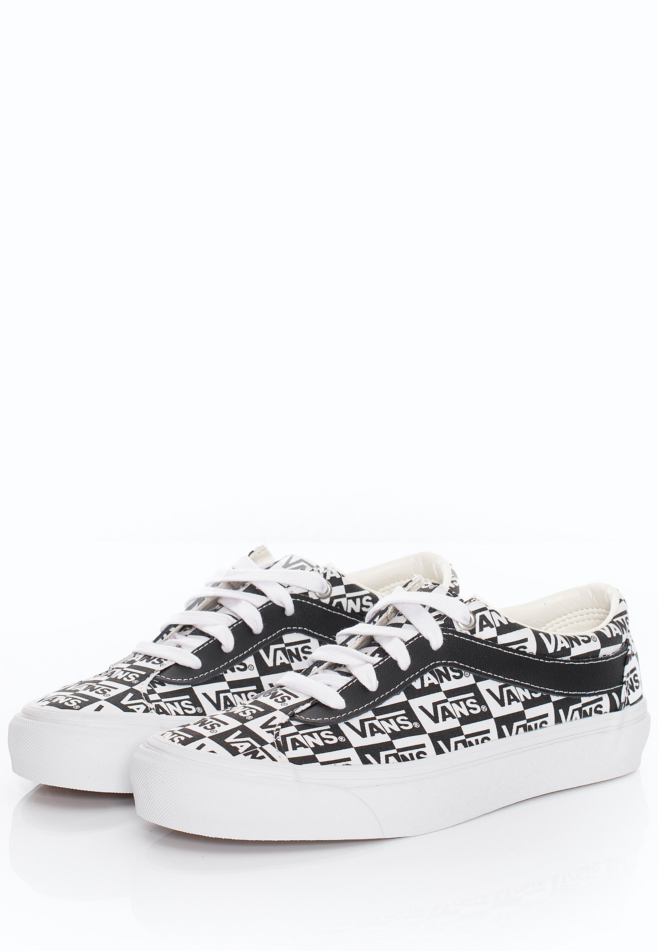 Vans - Bold NI Logo Checker True White/Black - Shoes | Neutral-Image