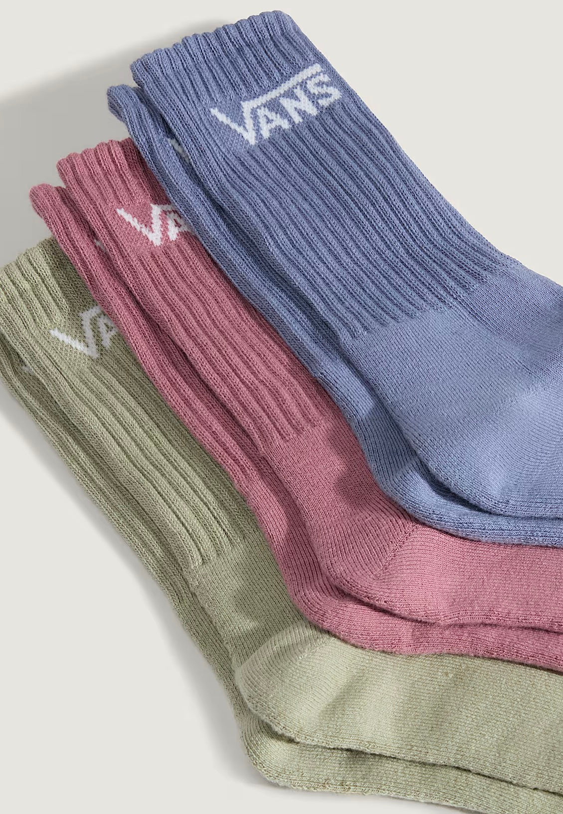 Vans - Classic Crew Pack Of 3 Glacial Slate - Socks | Neutral-Image