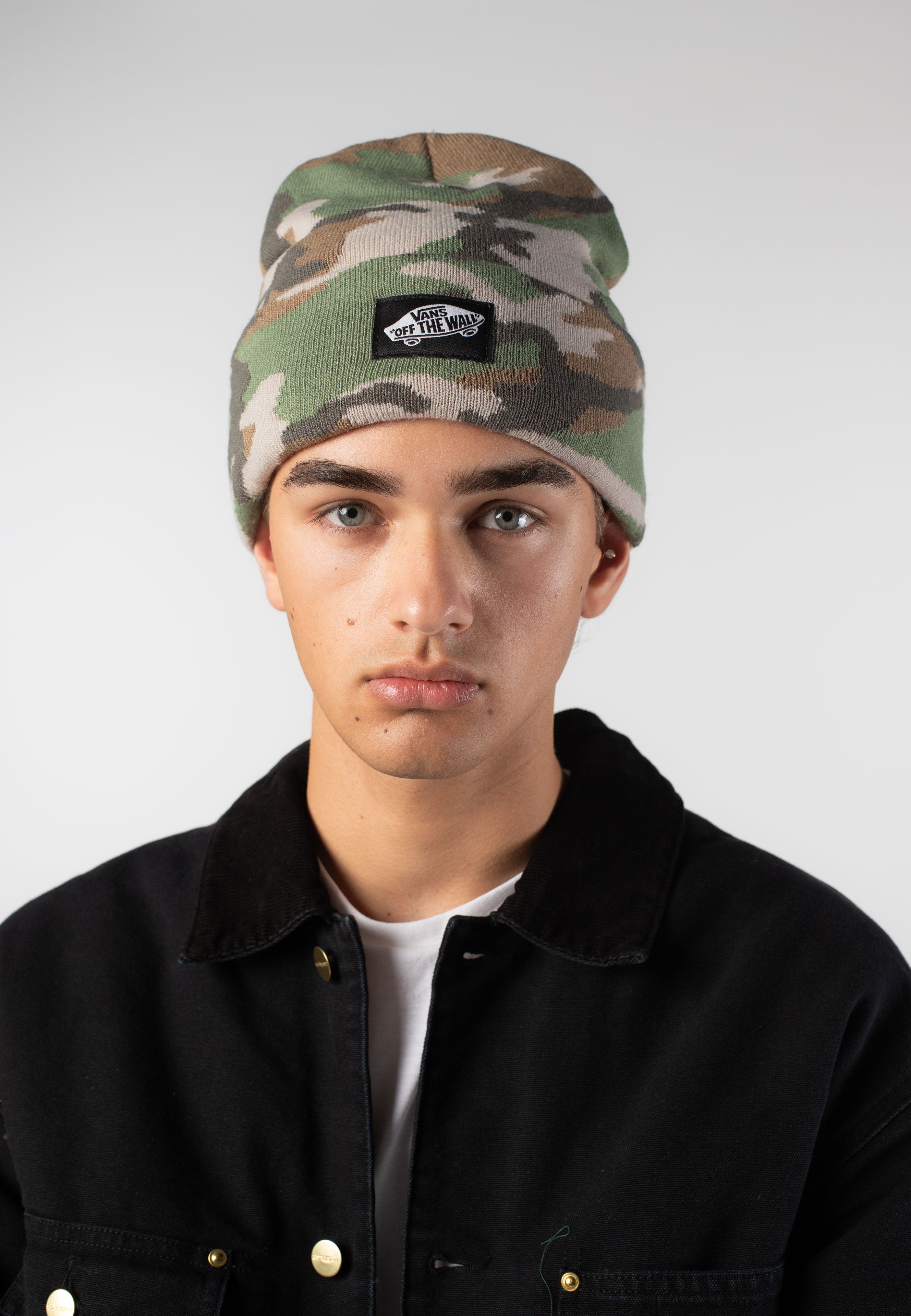 Vans - Classic Tall Cuff Vintage Camo - Beanie | Neutral-Image