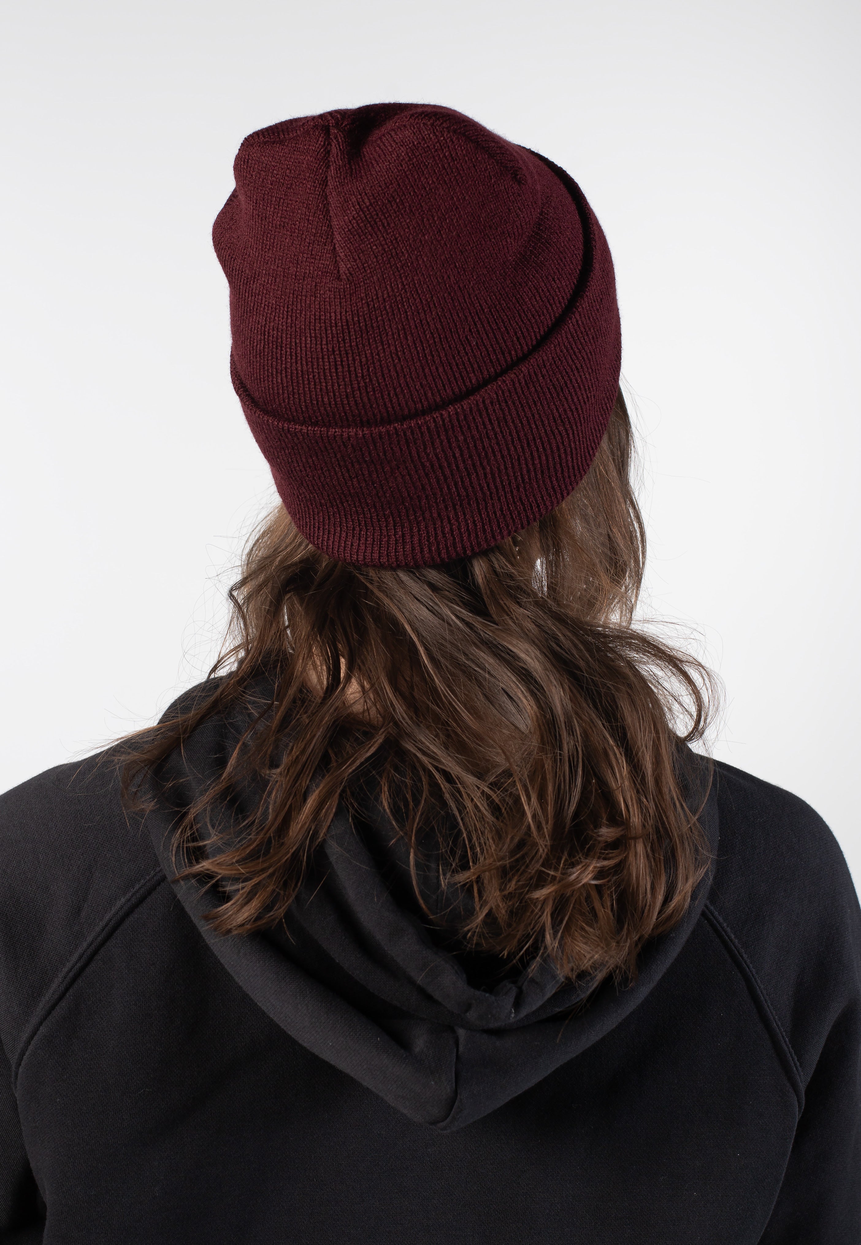 Vans - Classic Script Tall Cuff Dark Port - Beanie | Neutral-Image