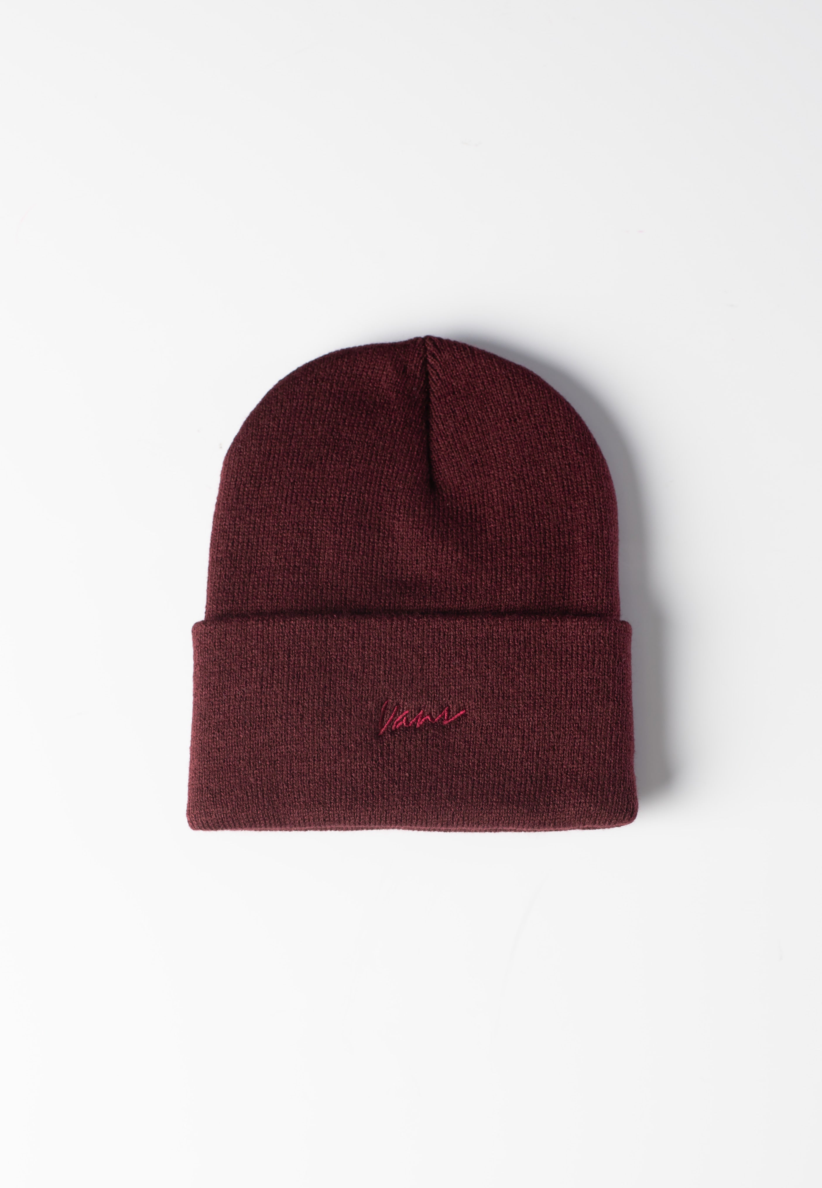 Vans - Classic Script Tall Cuff Dark Port - Beanie | Neutral-Image