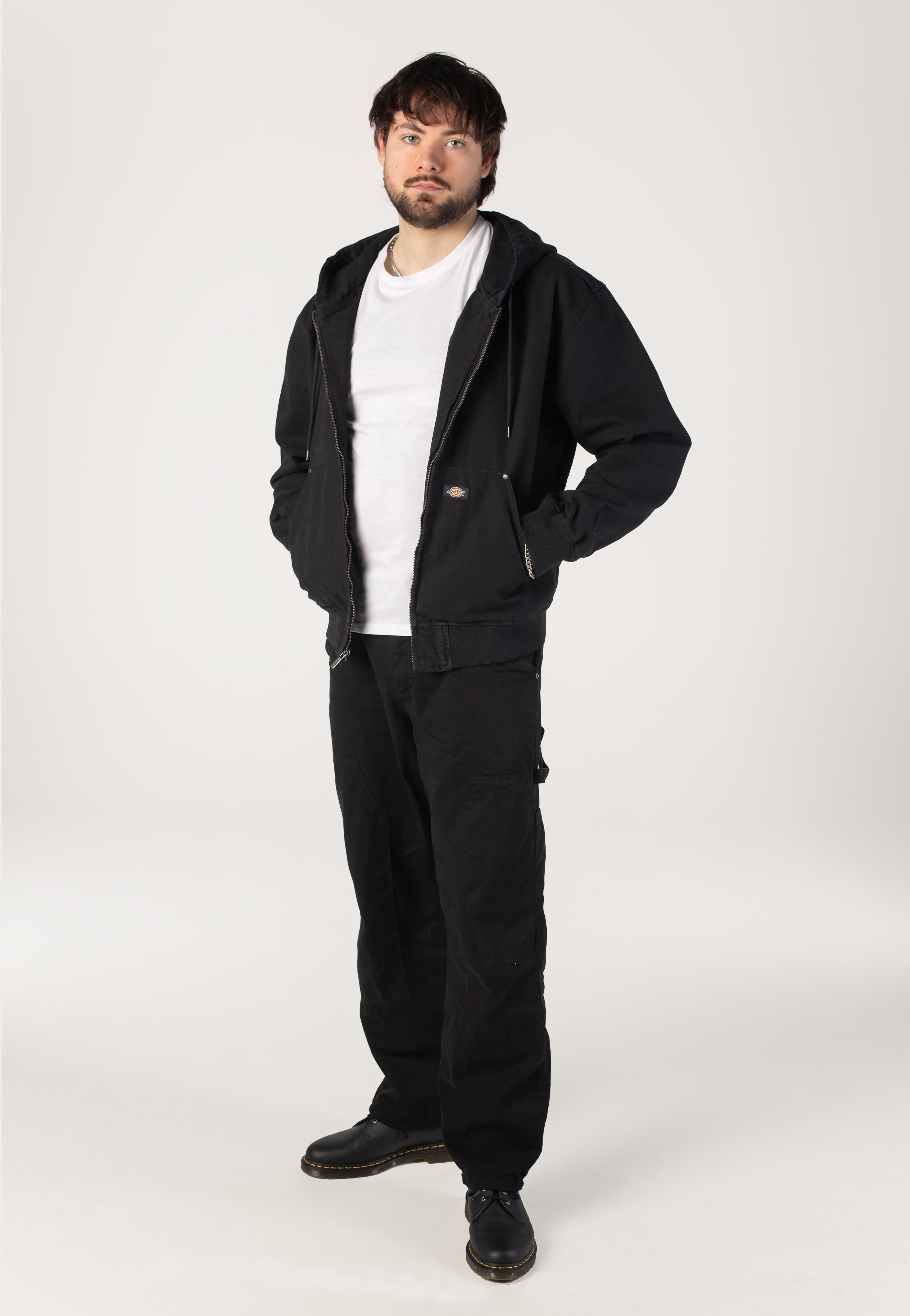 Dickies - Unlined Canvas Hooded Black - Jacket | Men-Image