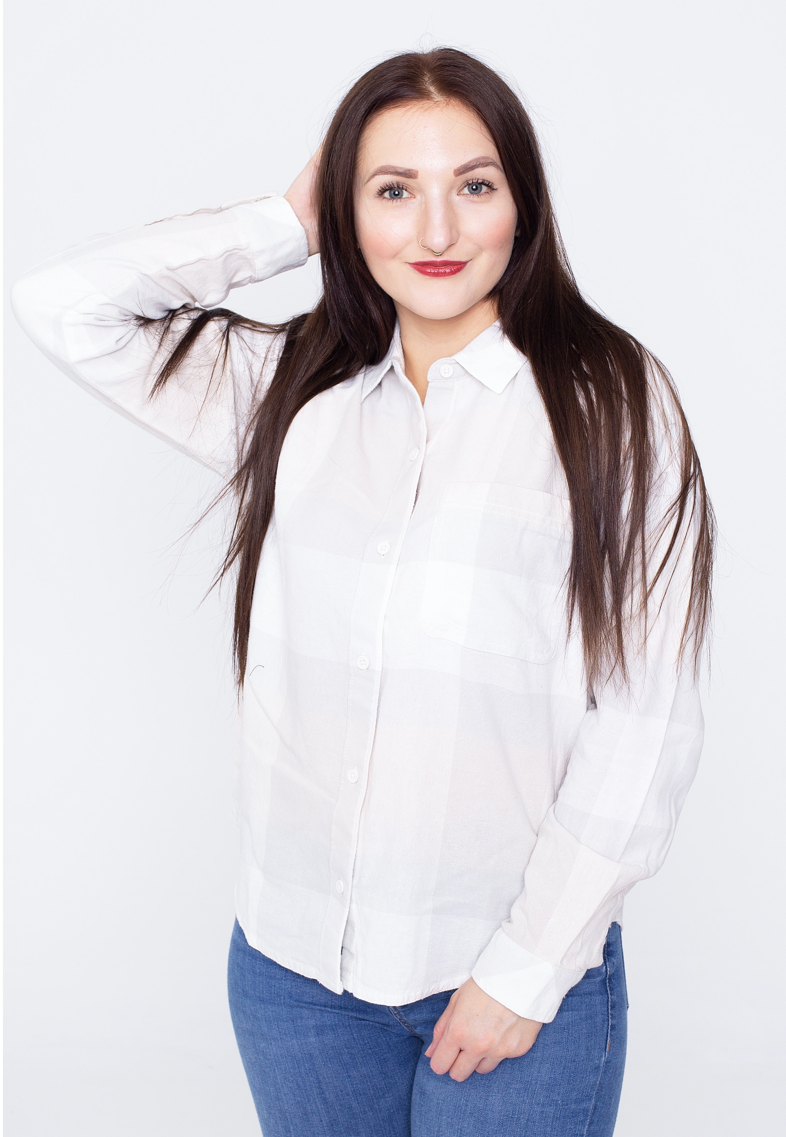 Vans - Easy Plaid Flannel Sandshell - Shirt | Women-Image