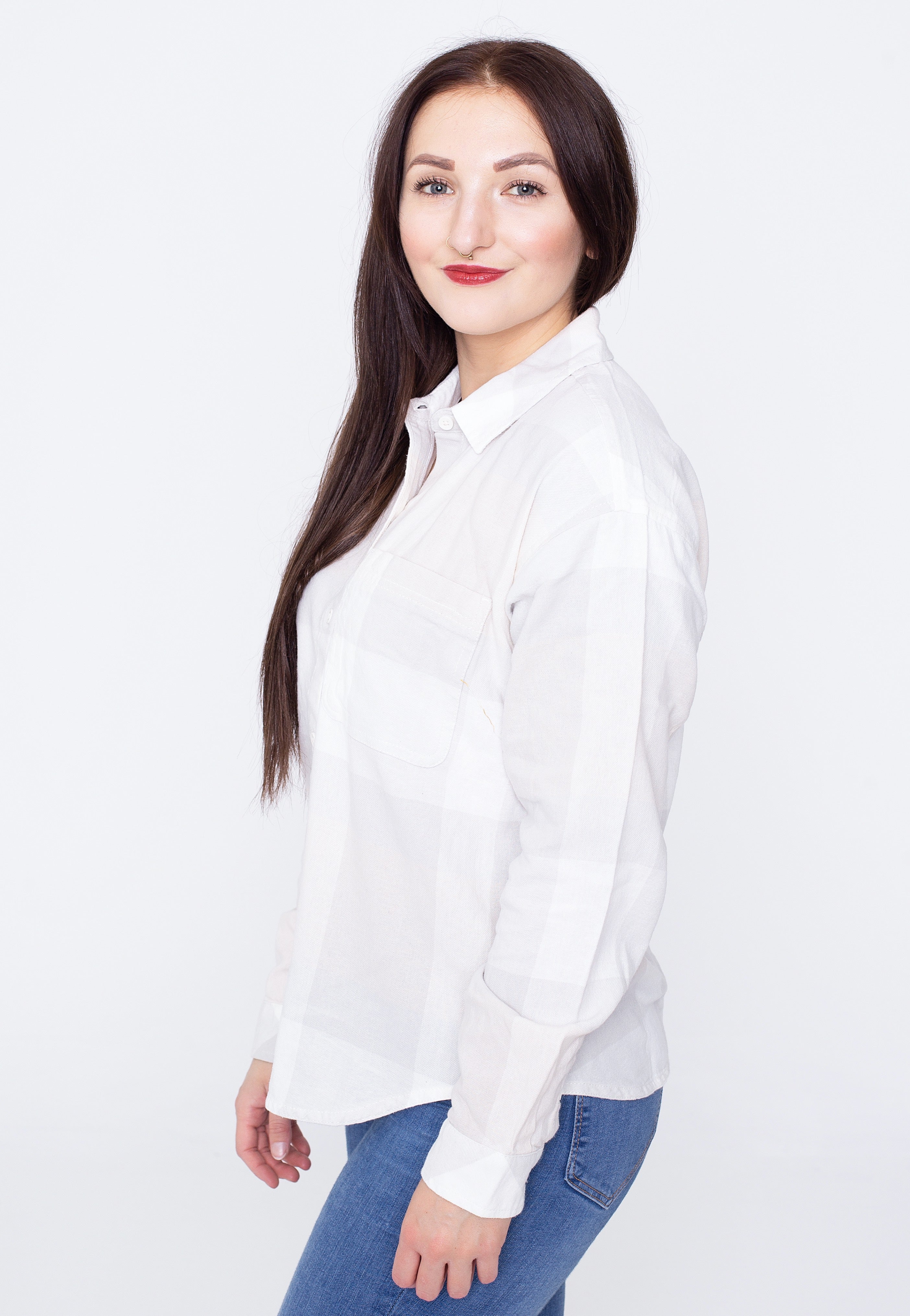 Vans - Easy Plaid Flannel Sandshell - Shirt | Women-Image