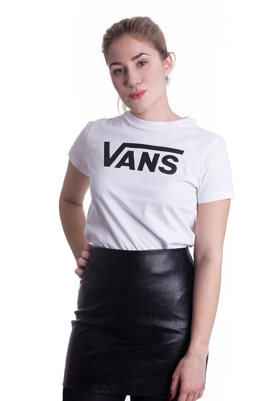 Vans - Flying V Crew Tee White - T-Shirt | Women-Image