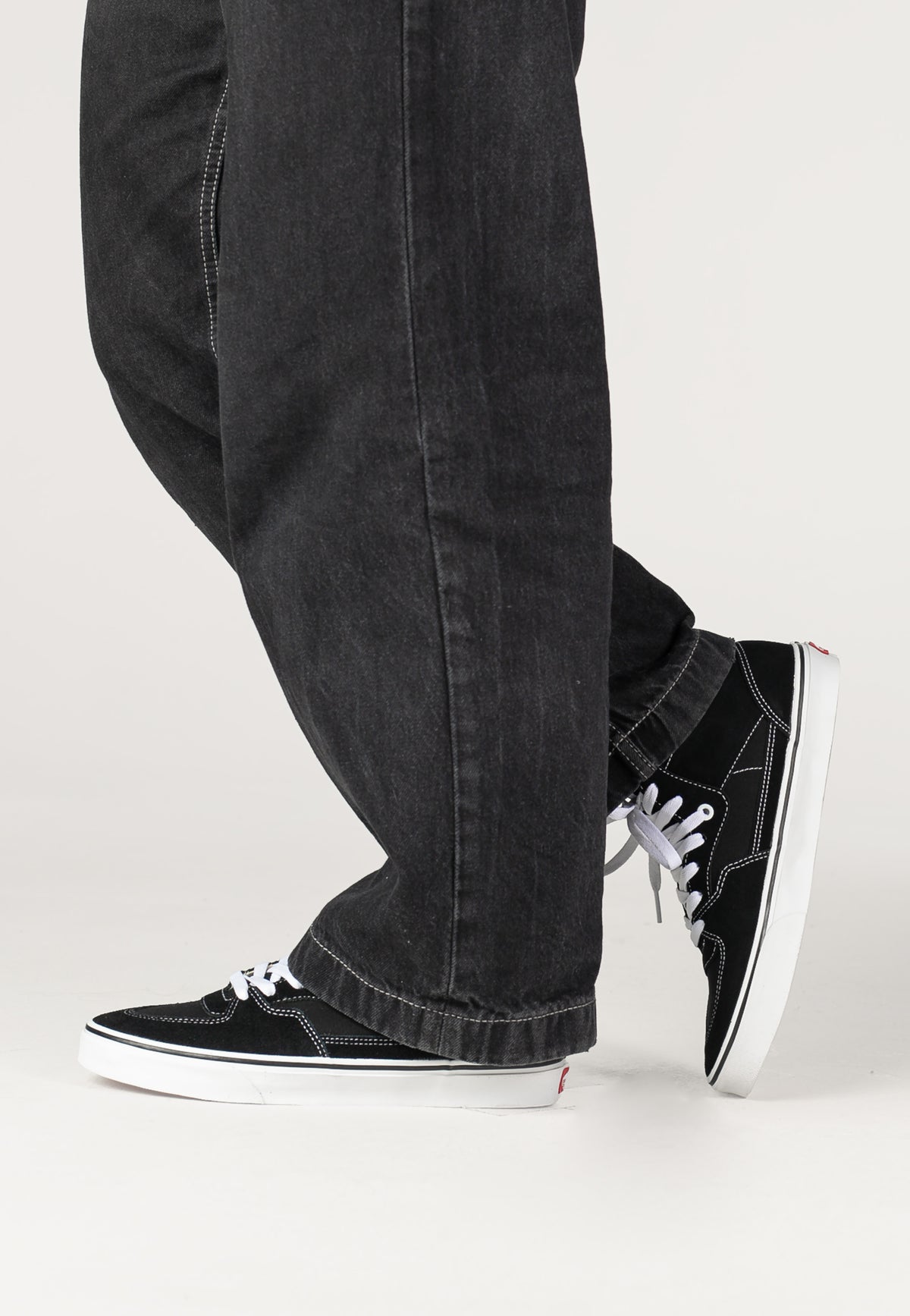 Vans Half Cab Decon Black/True White Skor | Men-Image