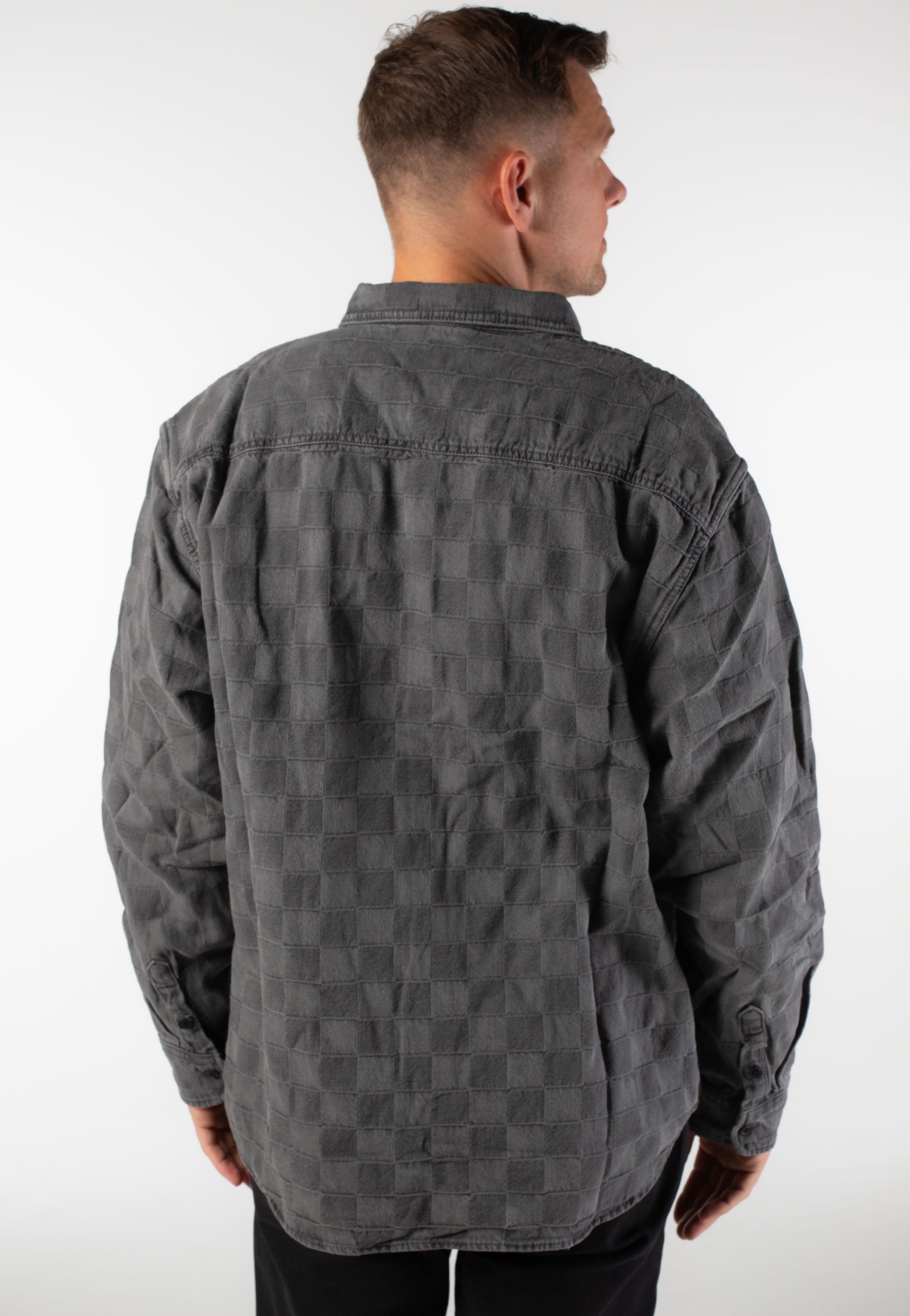 Vans - Hastings Checkerboard Denin Woven Faded Black - Shirt | Men-Image