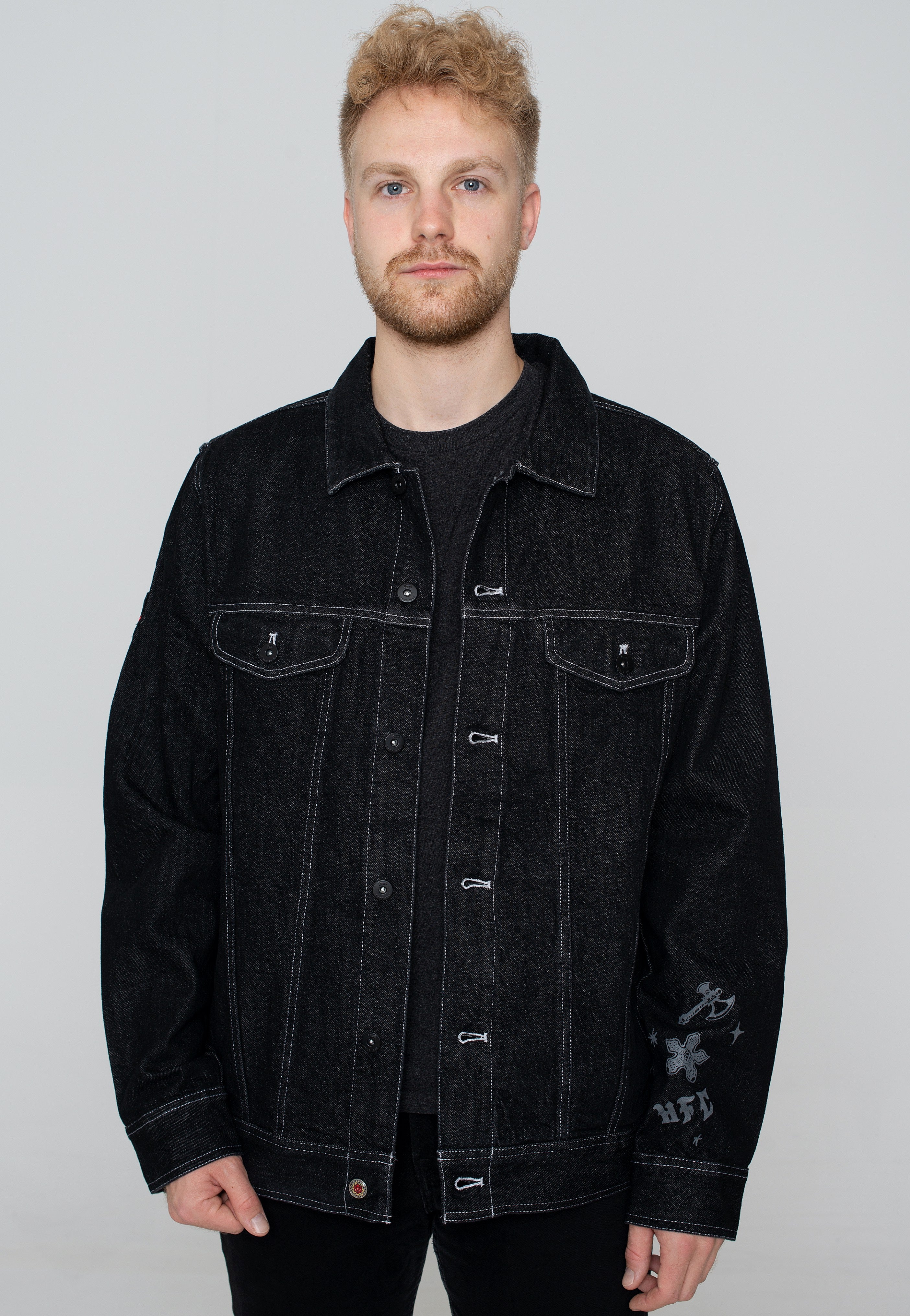 Vans x Stranger Things - HFC Jean Black - Jacket | Men-Image