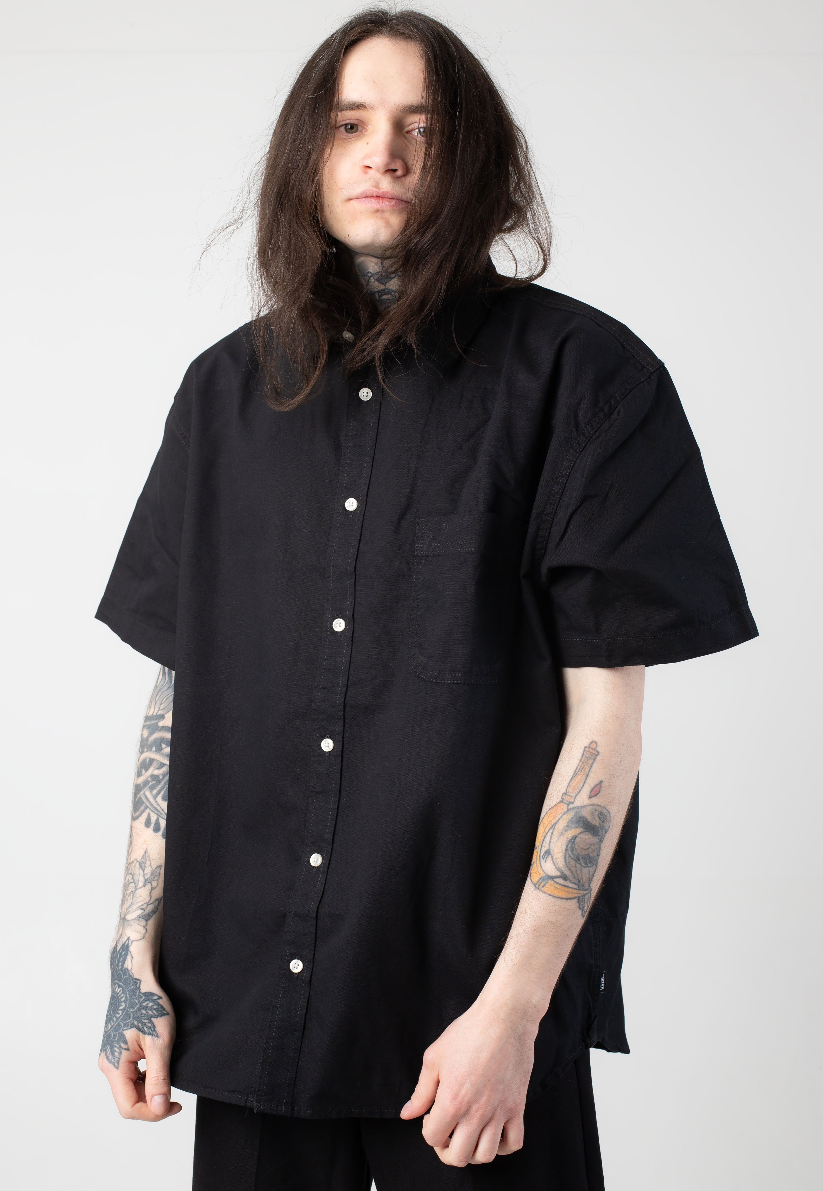 Vans Lawson Solid Woven Black - Shirt | Impericon