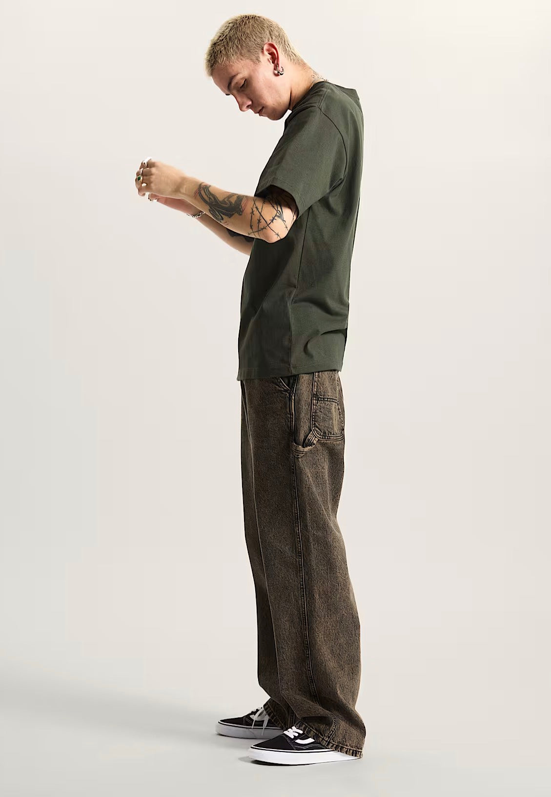 Vans - Left Chest II Loose Dried Kelp - T-Shirt | Men-Image