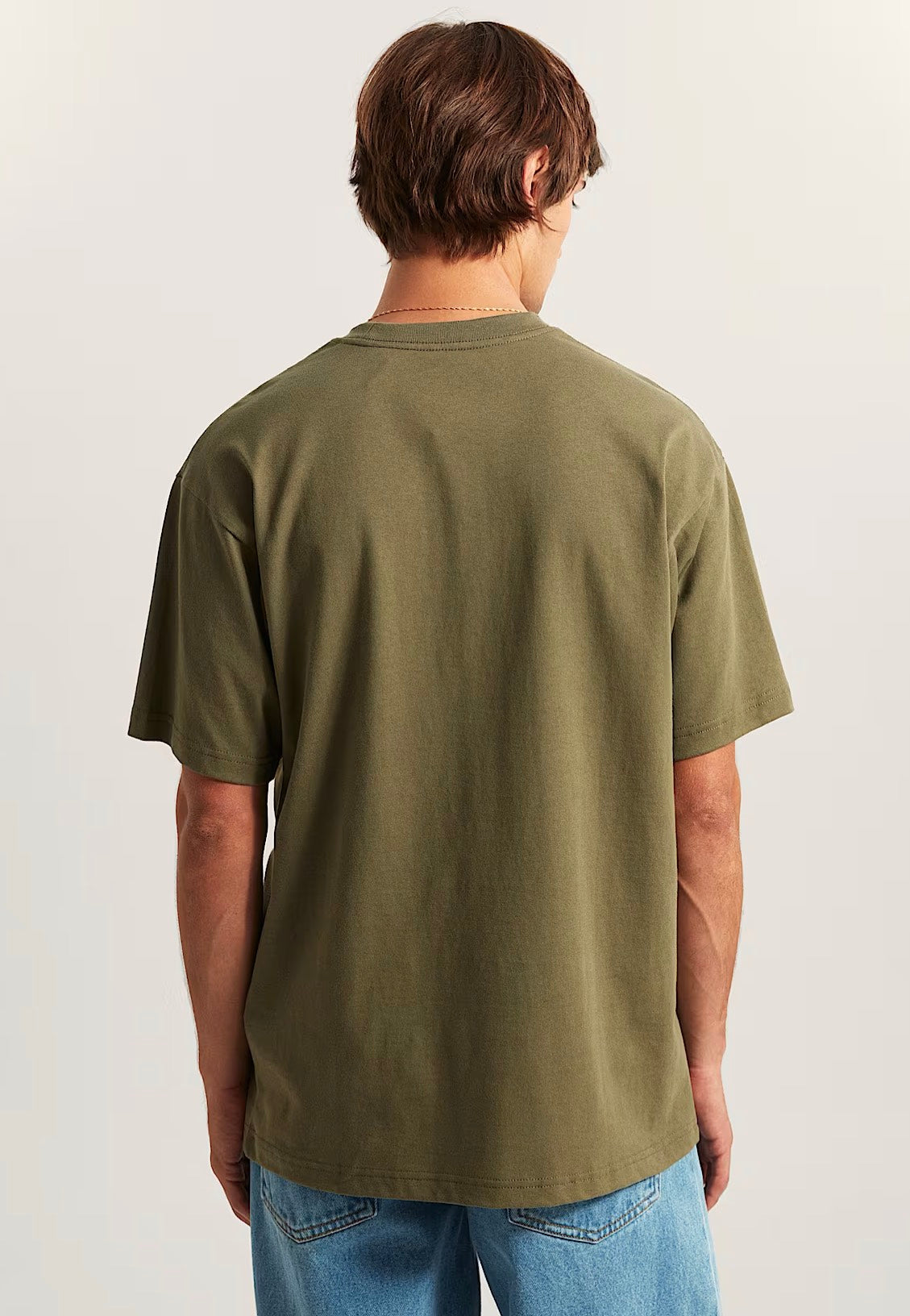 Vans - Left Chest II Loose Mossy Olive - T-Shirt | Men-Image