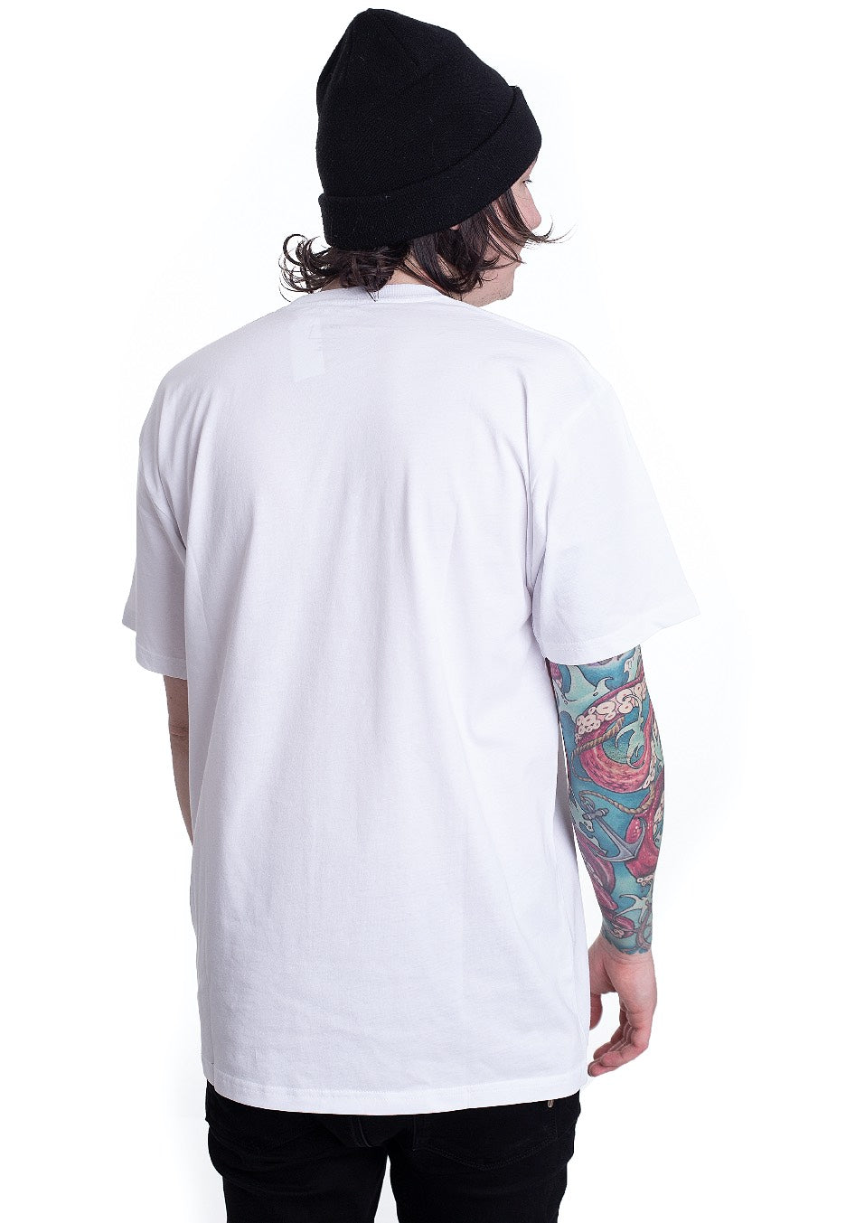 Vans - Left Chest LOG O Tee White/Black - T-Shirt | Men-Image