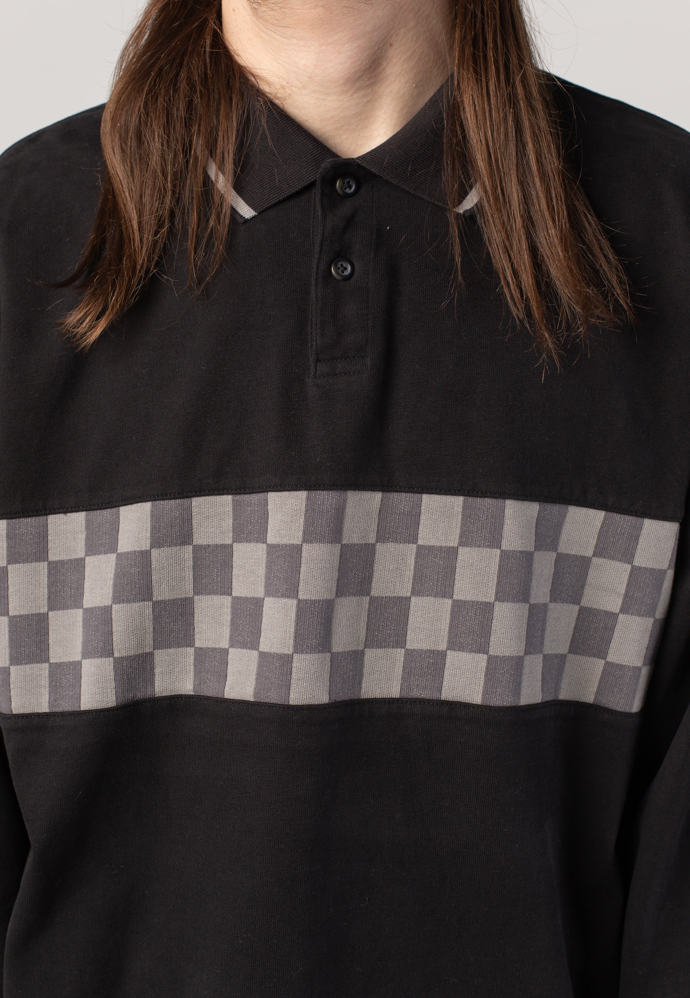 Vans - Medford Checkerboard Black - Longsleeve | Men-Image