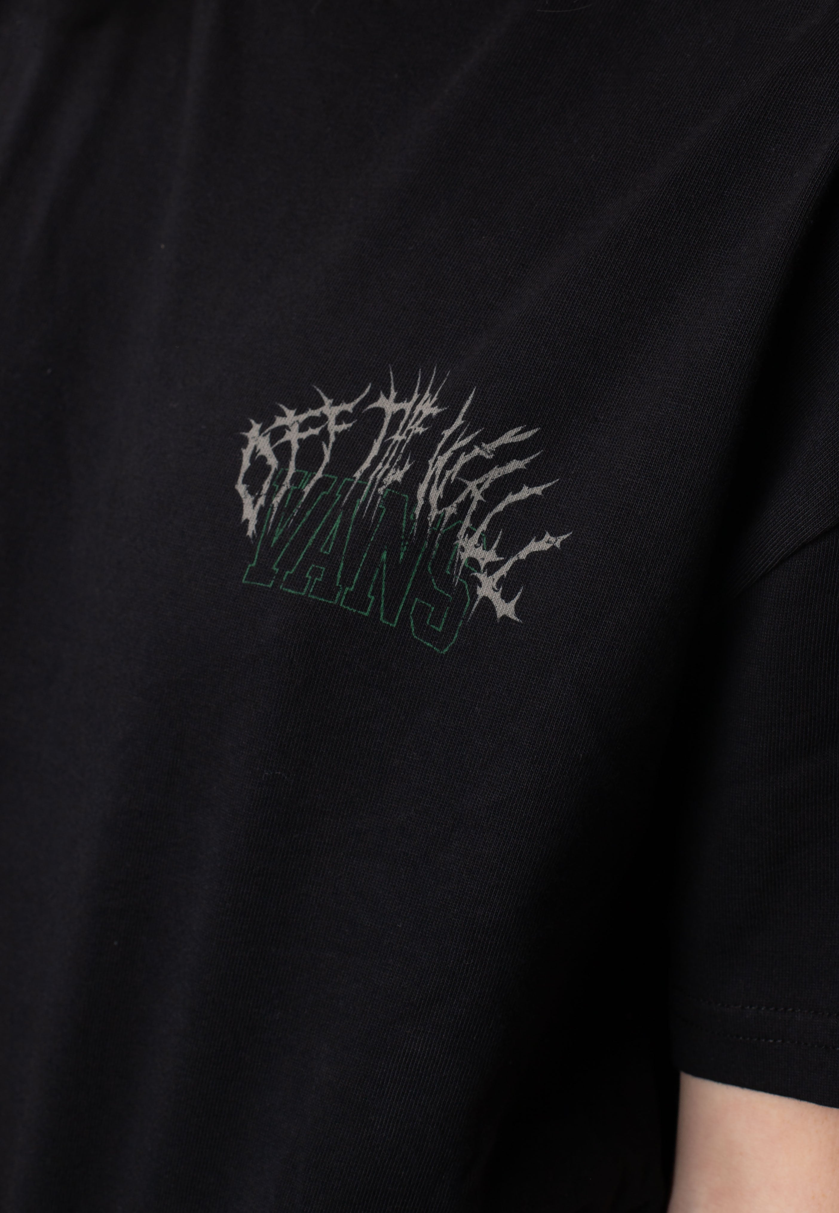 Vans - Metal University Oversized Black - T-Shirt | Women-Image