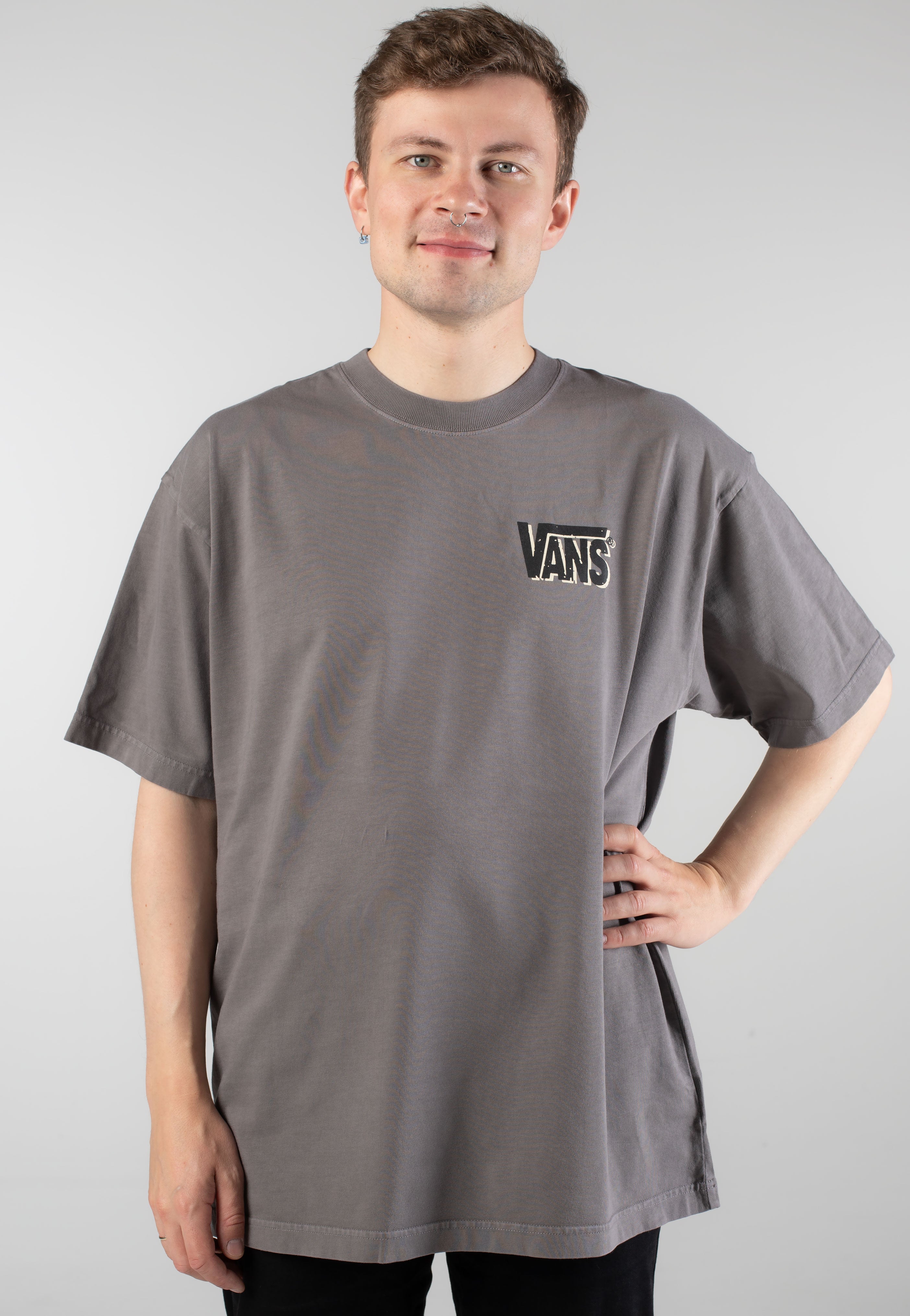 Vans - MTE Warp Check Nine Iron - T-Shirt | Men-Image