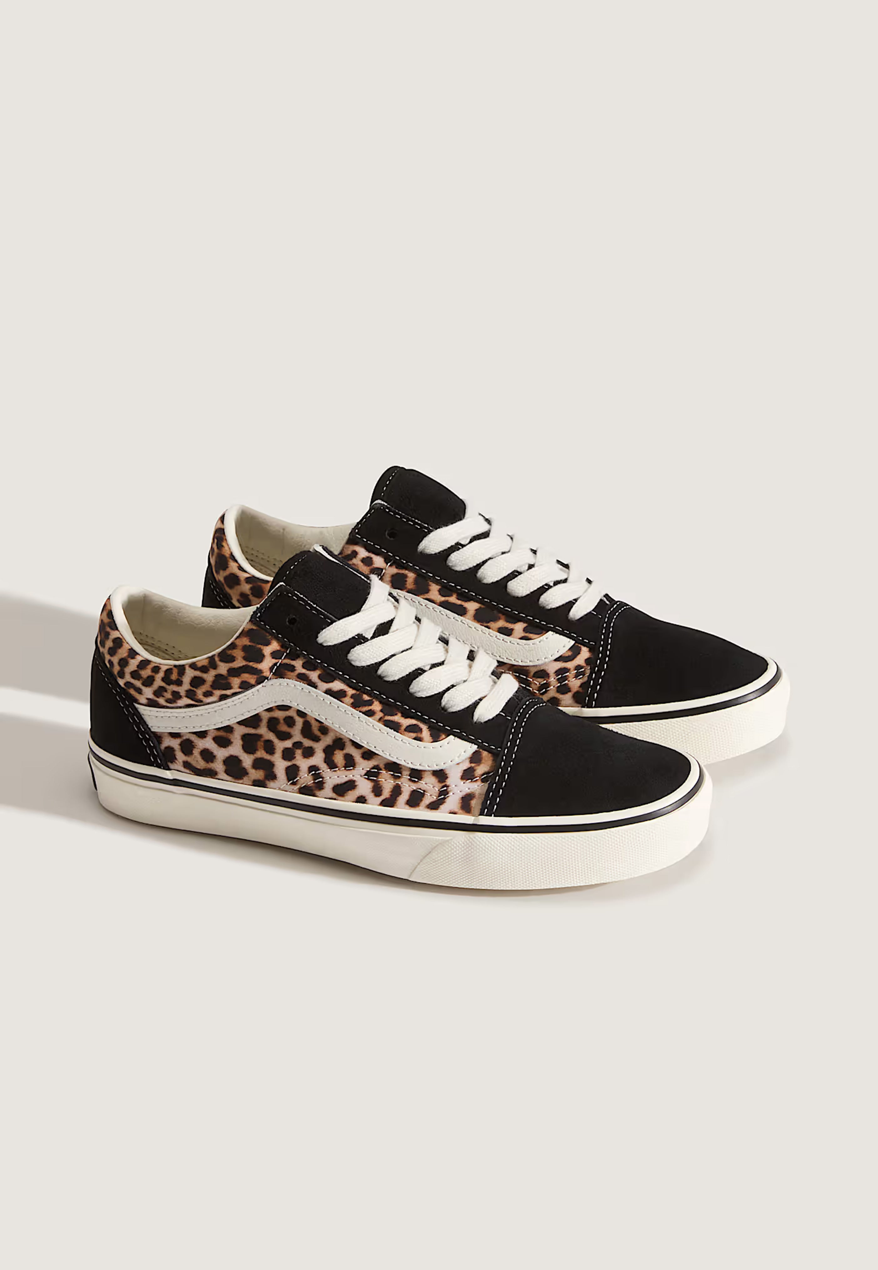 Vans - Old Skool Black/Leopard - Girl Shoes | Women-Image