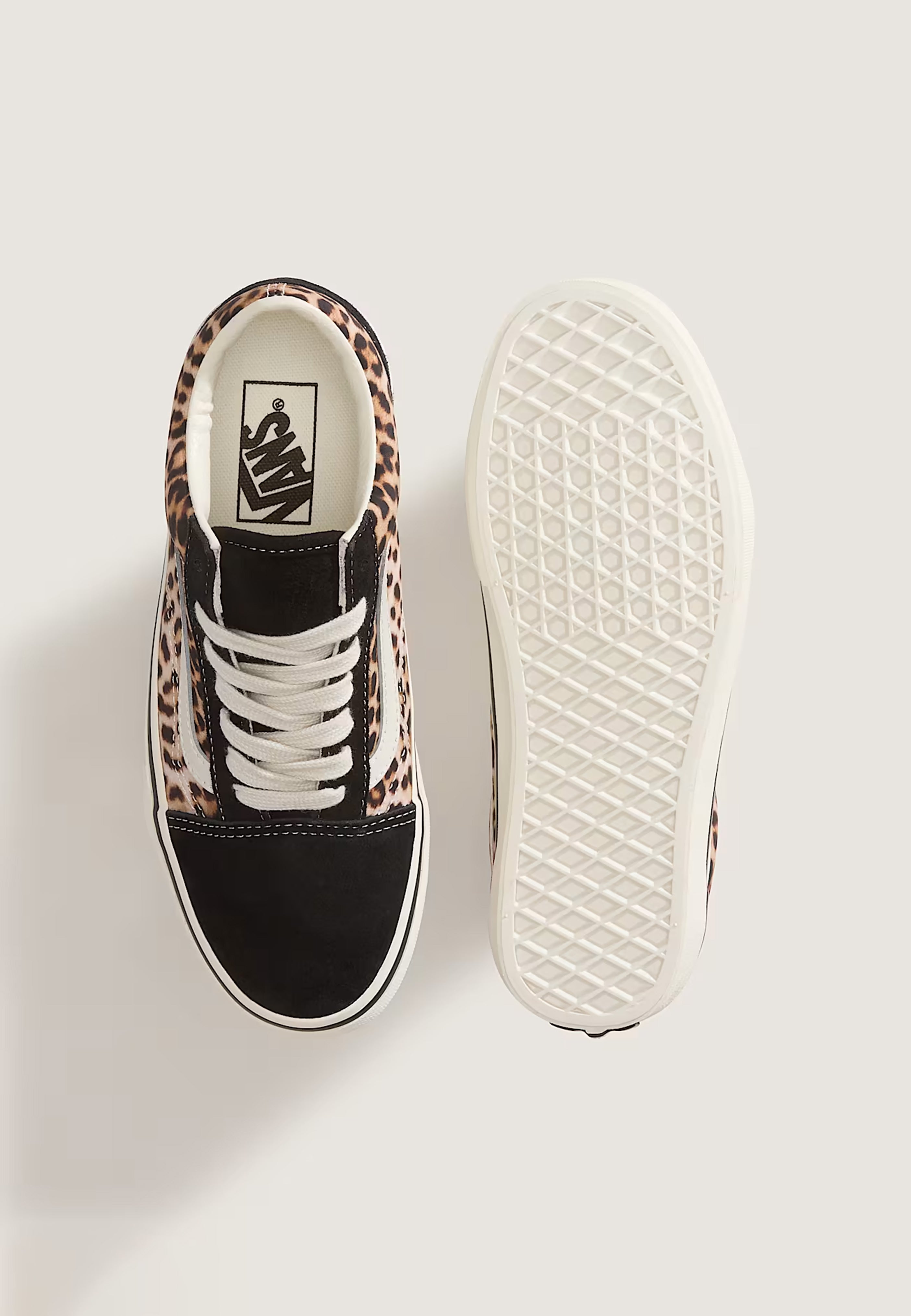 Vans - Old Skool Black/Leopard - Girl Shoes | Women-Image