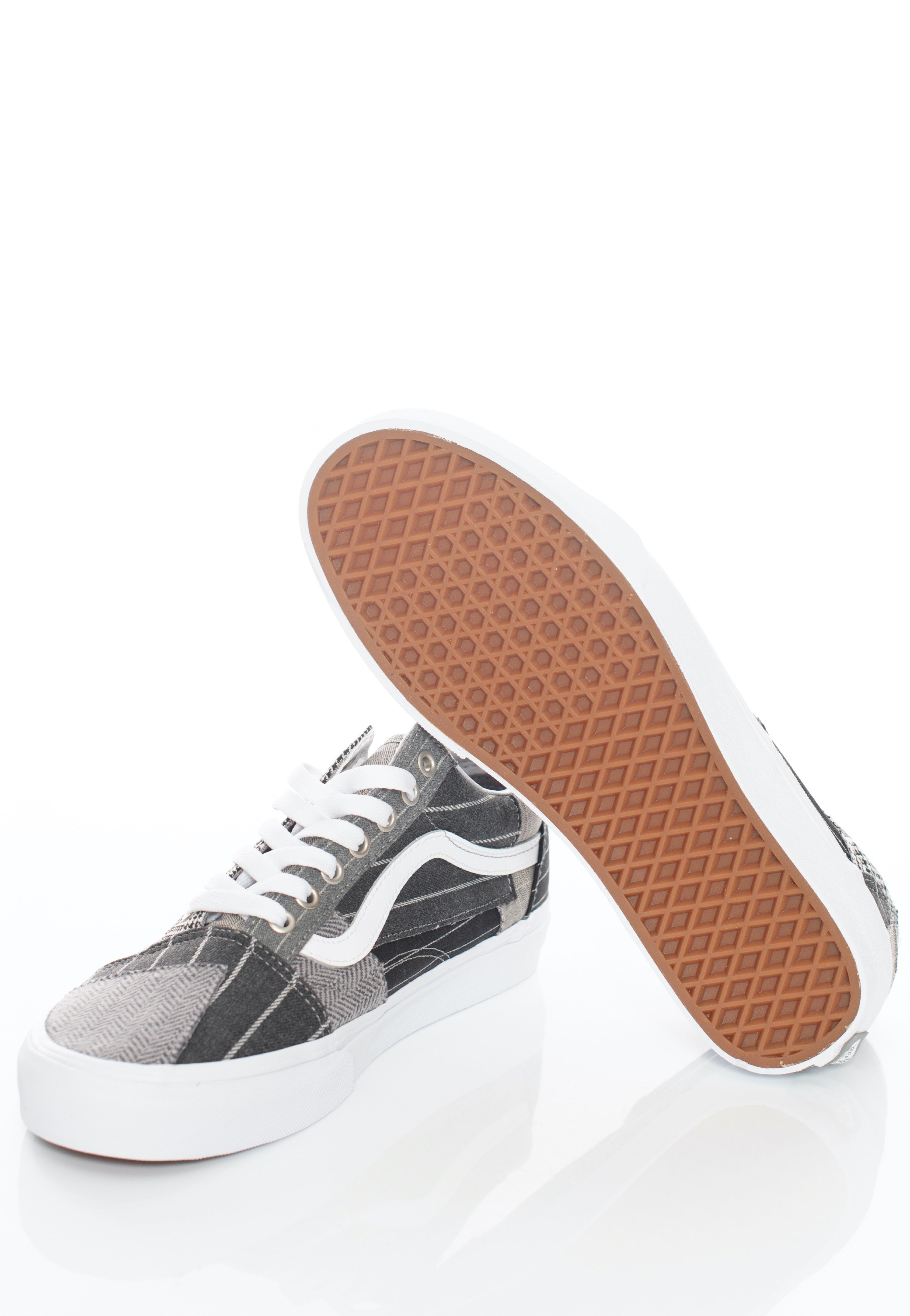 Vans - Old Skool Patchwork Conference Call Suiting Grey - Shoes | Neutral-Image
